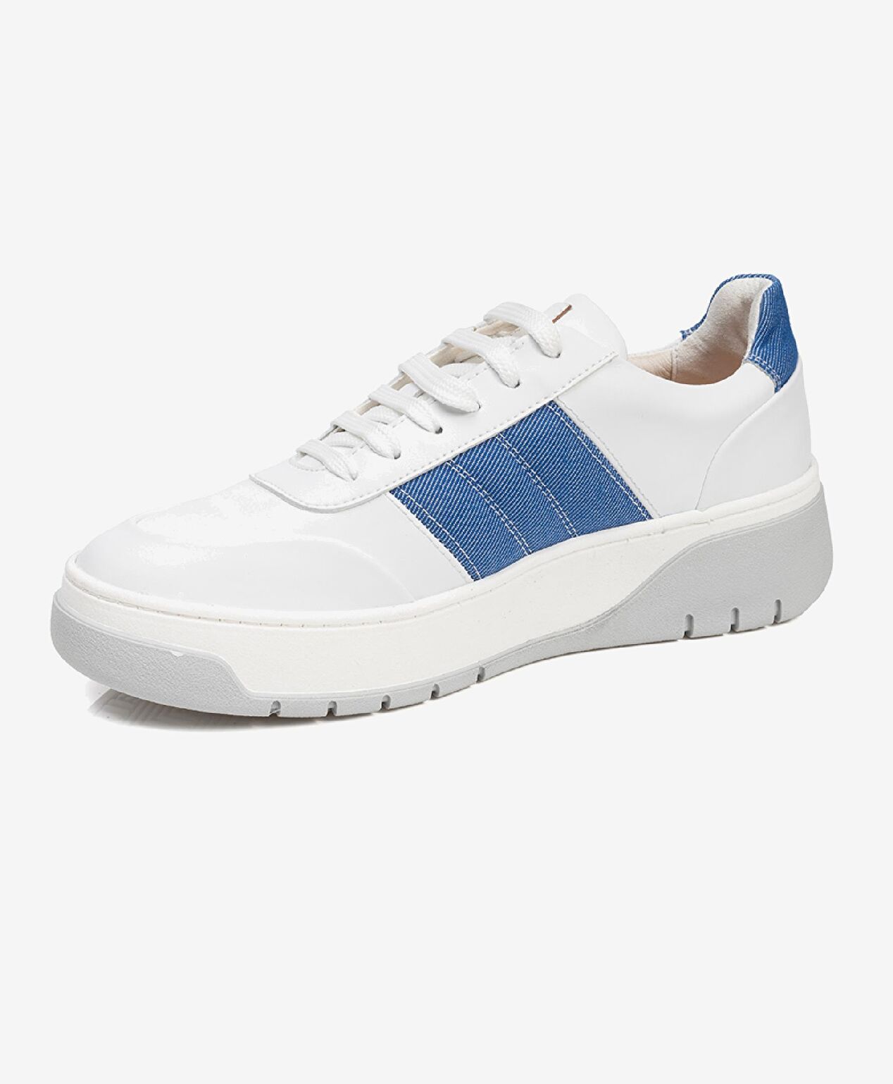 GreyderLab Kadın Beyaz Mavi Sneaker Ayakkabı - 2