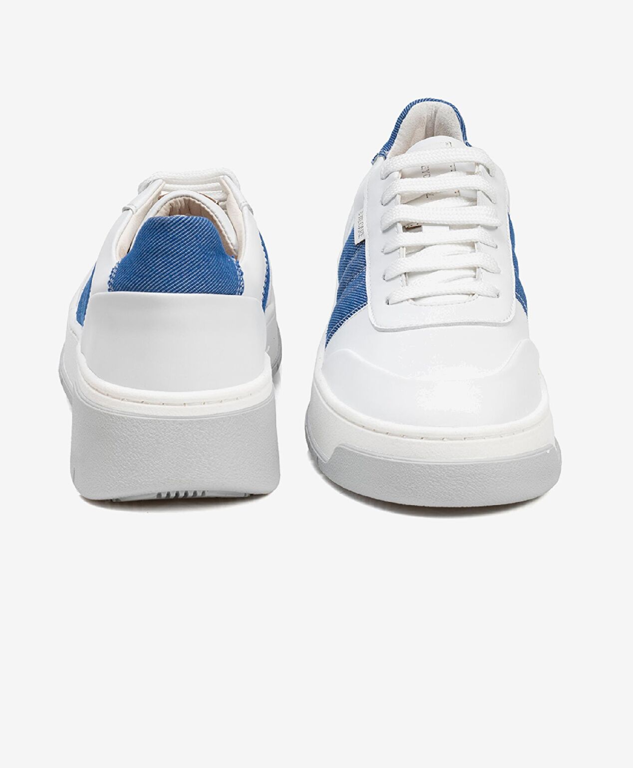 GreyderLab Kadın Beyaz Mavi Sneaker Ayakkabı - 6