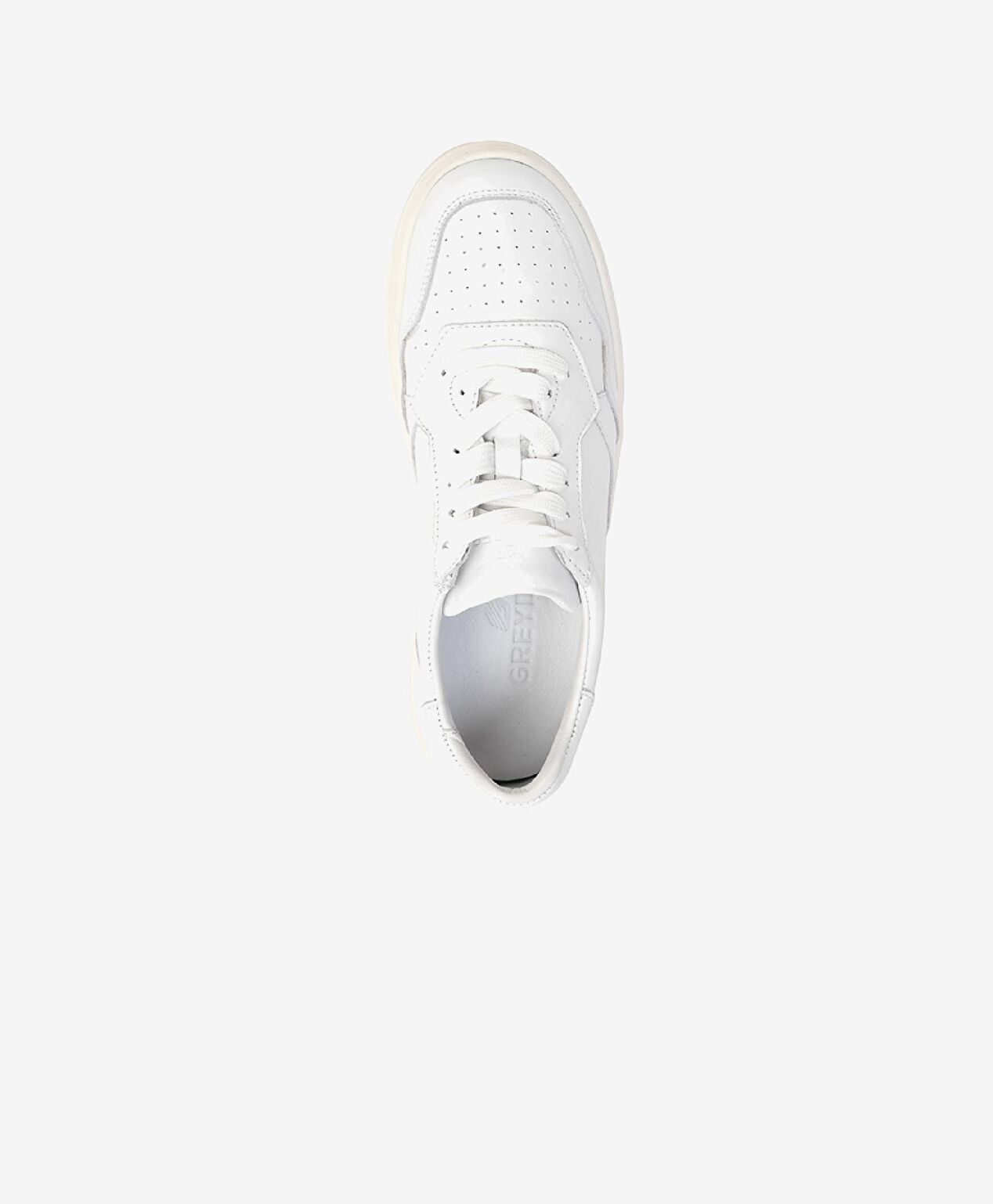 Kadın Beyaz Hakiki Deri Sneaker Ayakkabı - 4