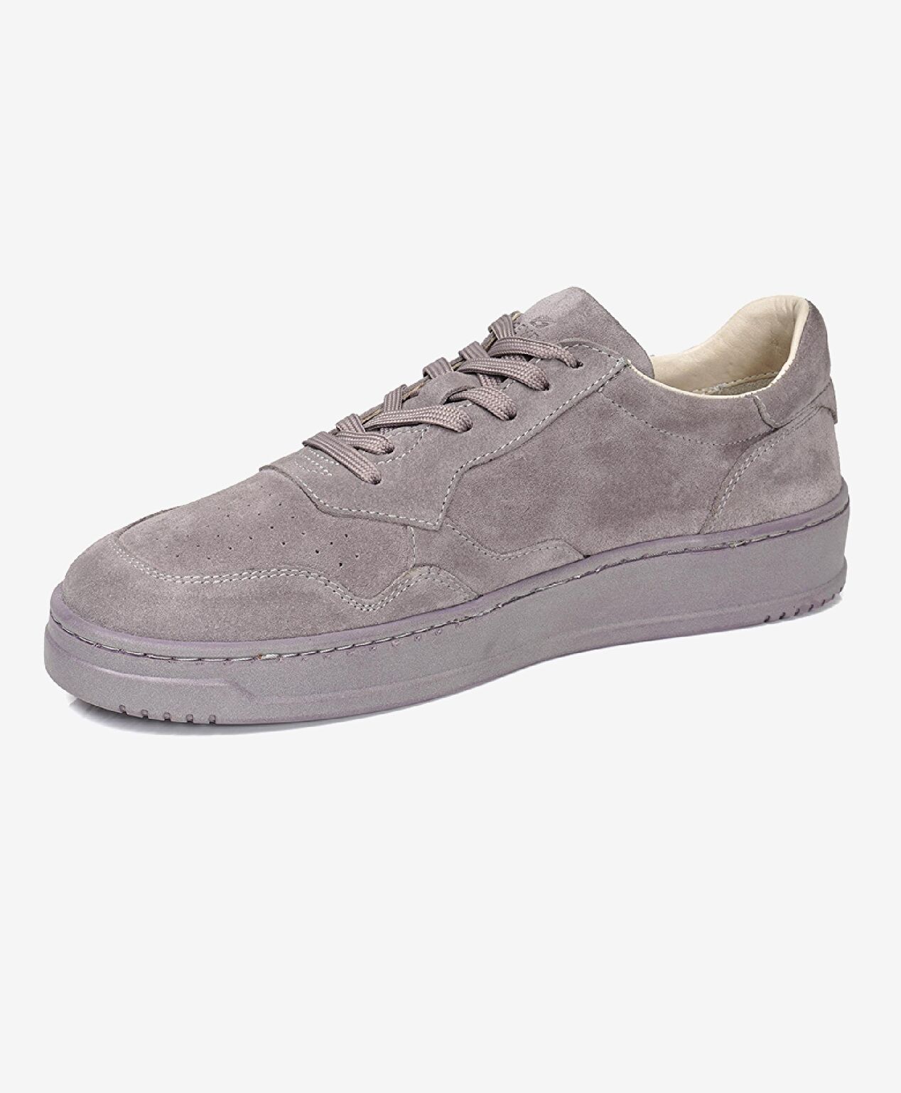 Kadın Lila Süet Hakiki Deri Sneaker Ayakkabı - 3