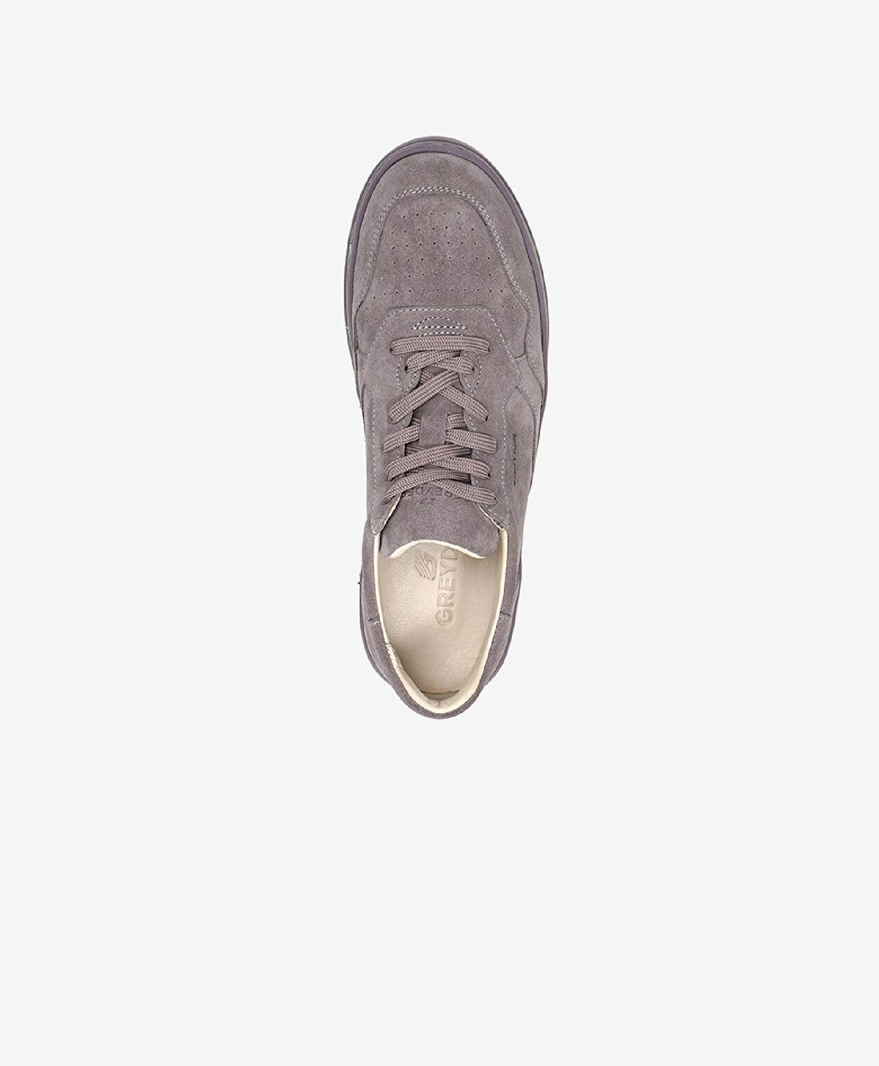 Kadın Lila Süet Hakiki Deri Sneaker Ayakkabı - 4