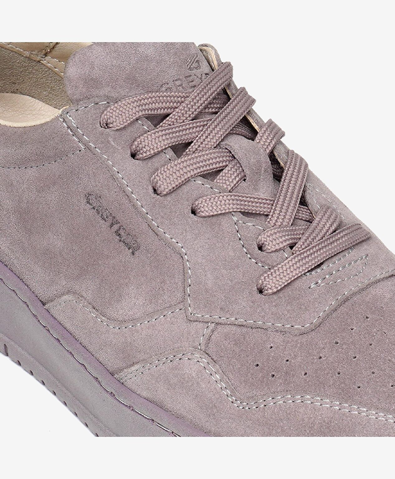 Kadın Lila Süet Hakiki Deri Sneaker Ayakkabı - 5