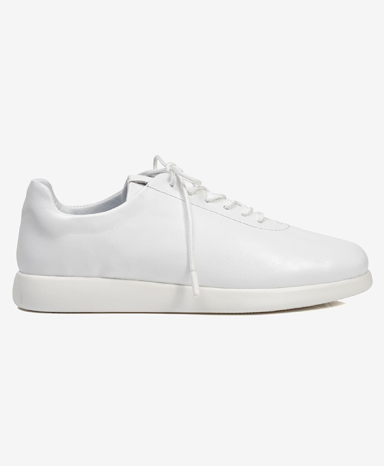 Kadın Beyaz Hakiki Deri Sneaker Ayakkabı - 1
