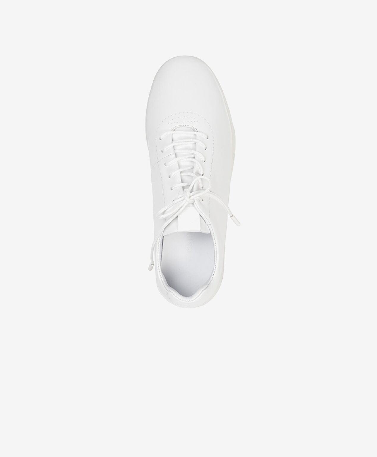 Kadın Beyaz Hakiki Deri Sneaker Ayakkabı - 3
