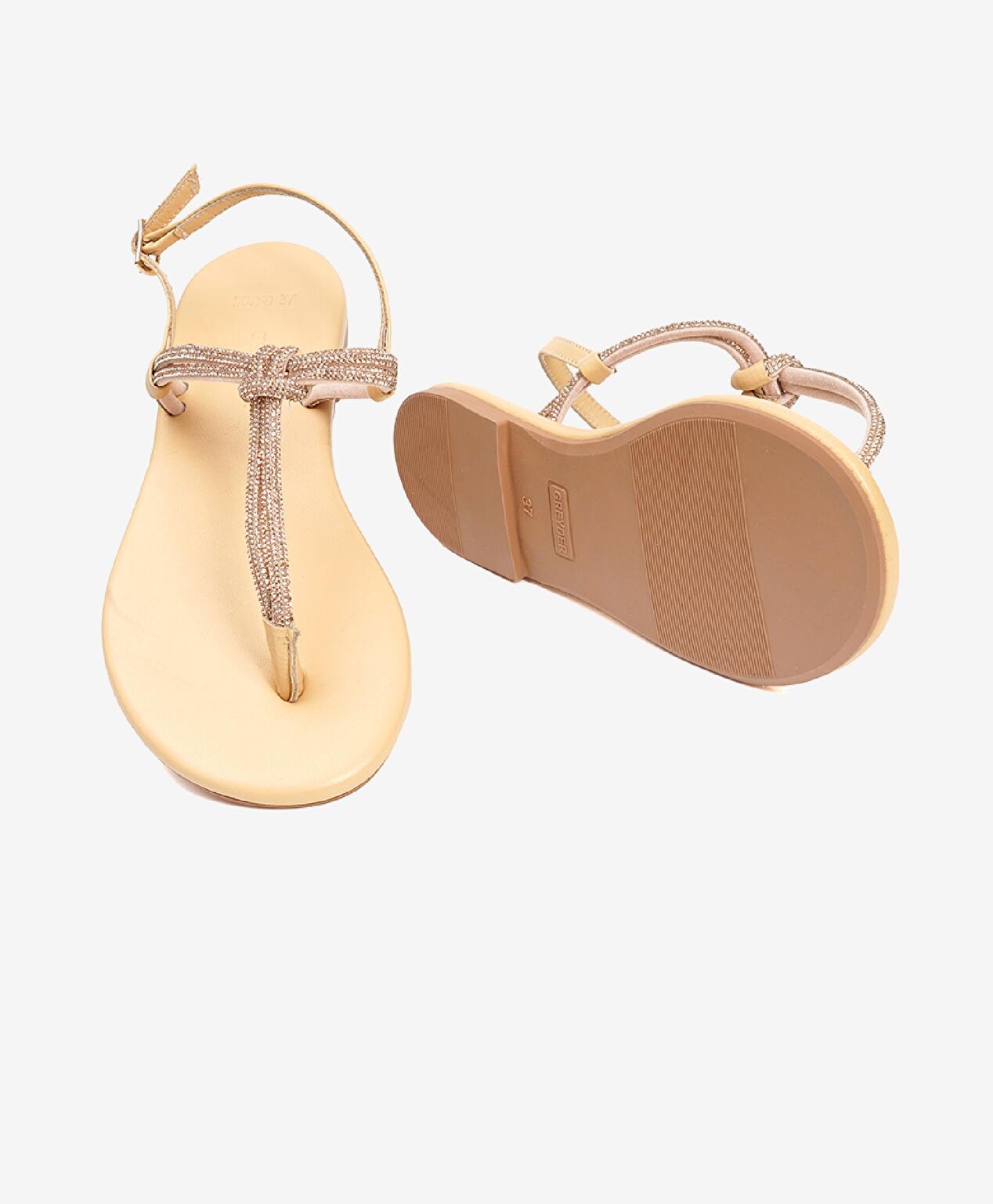 Kadın Rose Hakiki Deri Sandalet - 5