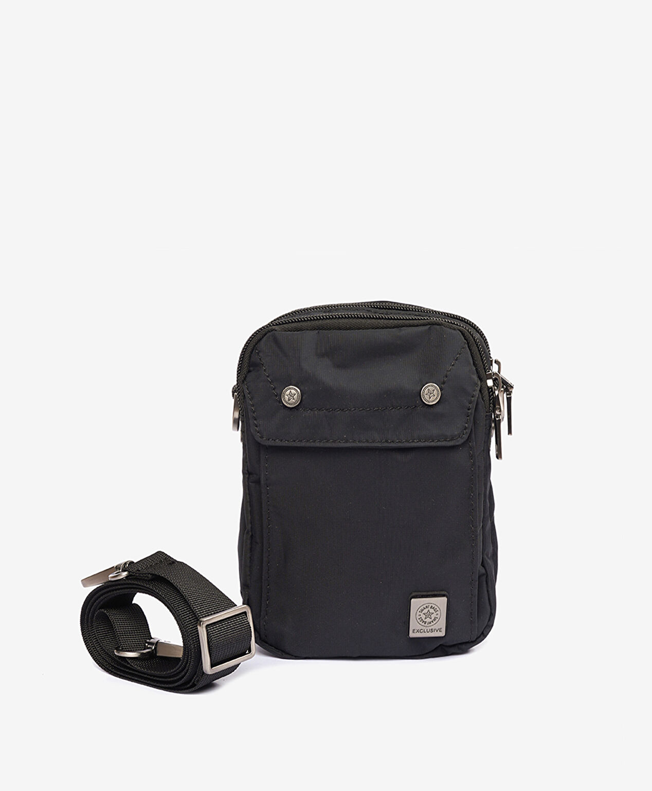 Erkek Siyah Çapraz Çanta - 1