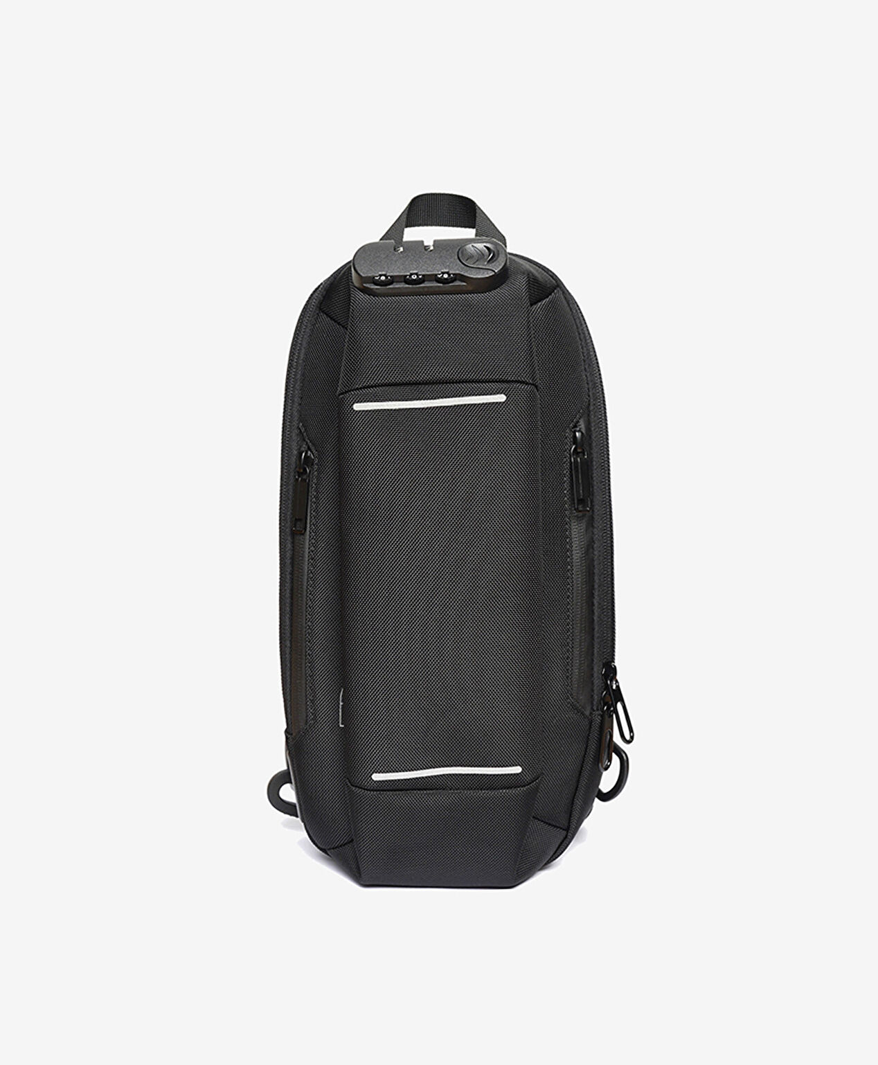 Erkek Siyah Tek Bölmeli Çapraz Çanta - 1