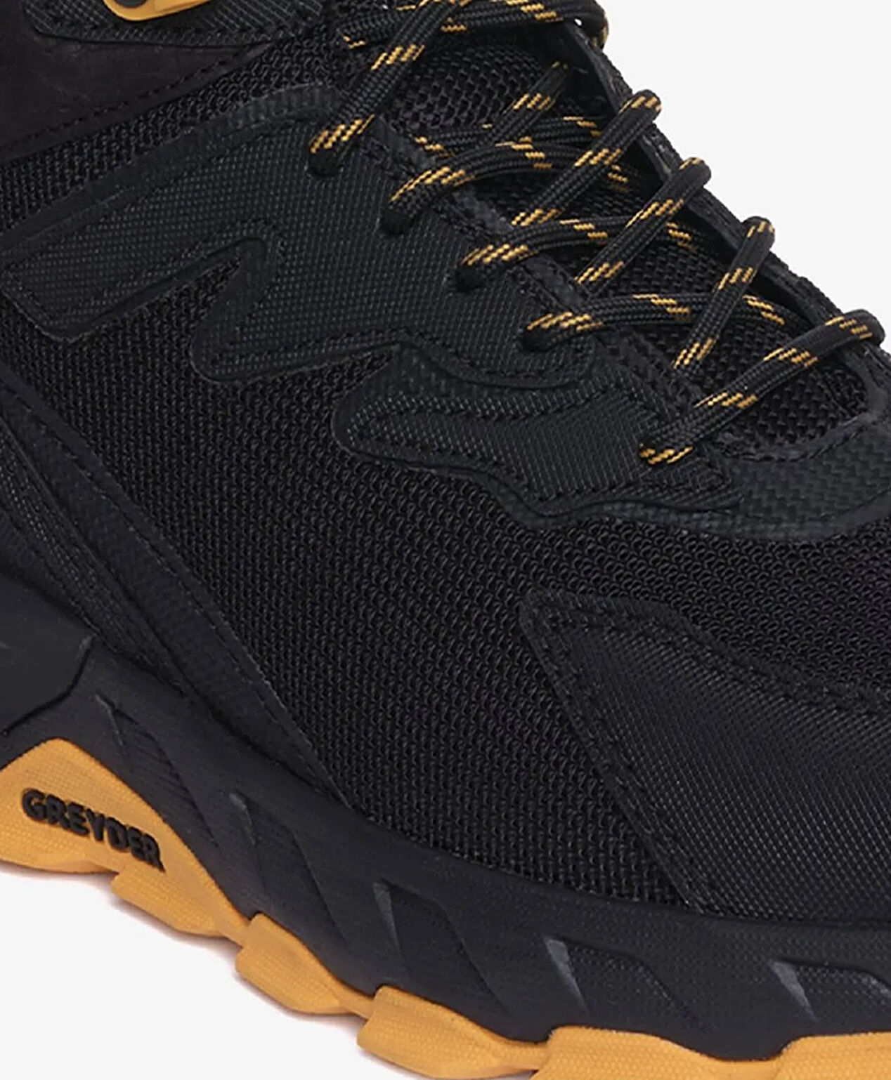 Erkek Siyah Sarı Su Geçirmez Outdoor Bot - 4