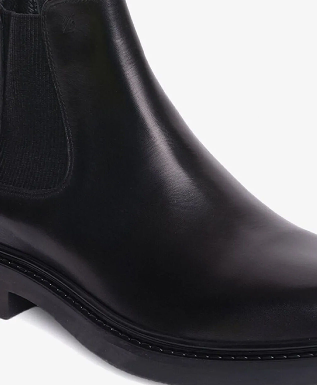 Erkek Siyah Hakiki Deri Chelsea Bot - 4