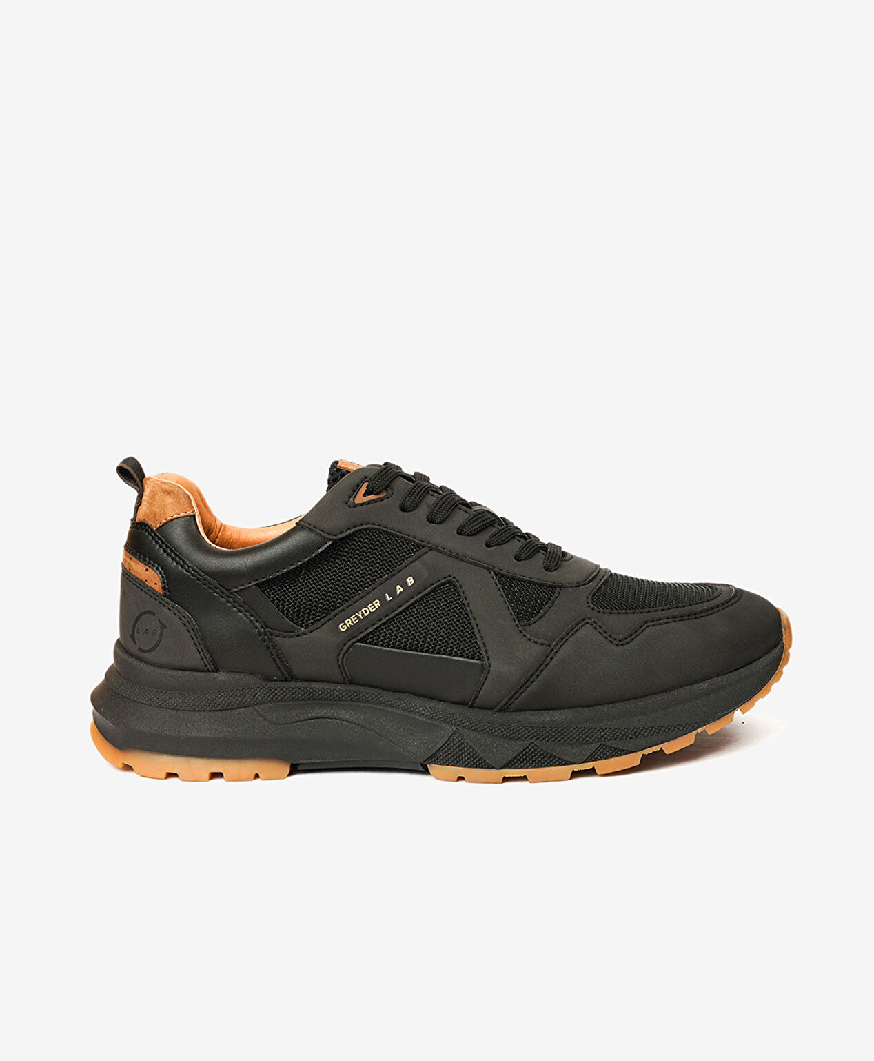 Greyder LAB Erkek Siyah Sneaker Ayakkabı - 1