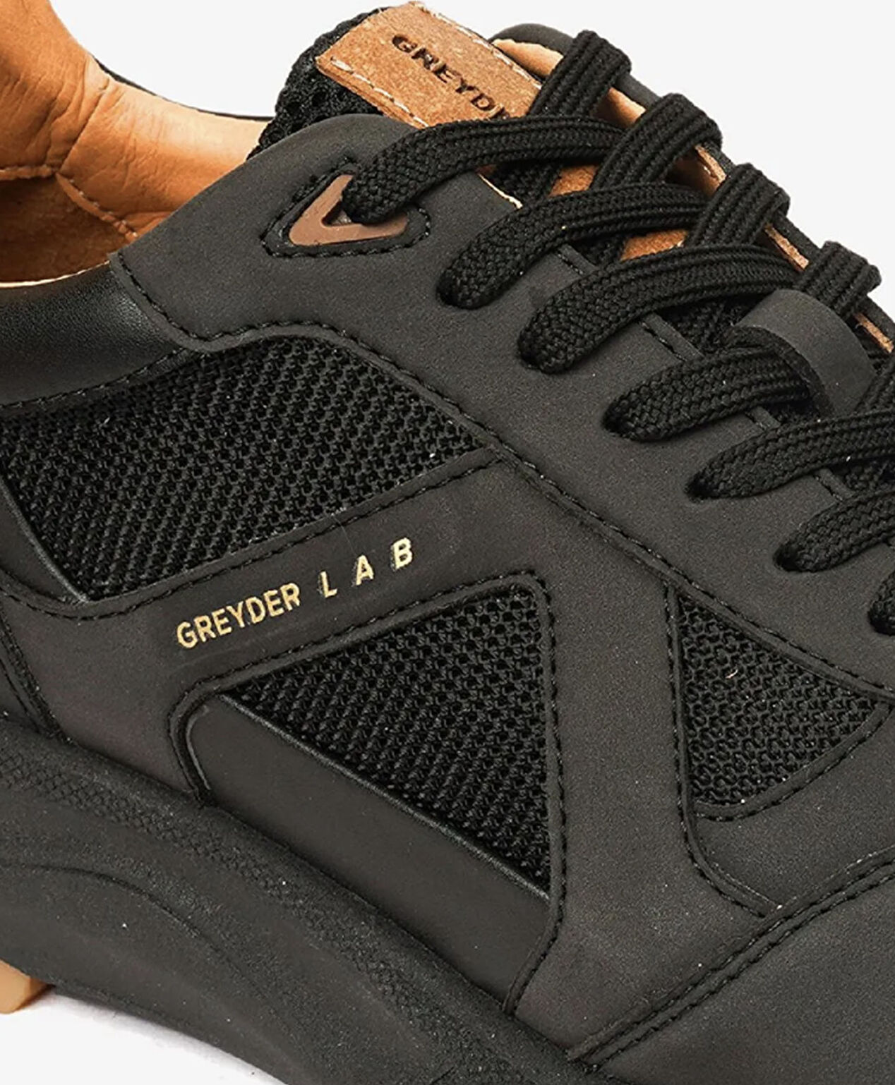 Greyder LAB Erkek Siyah Sneaker Ayakkabı - 4