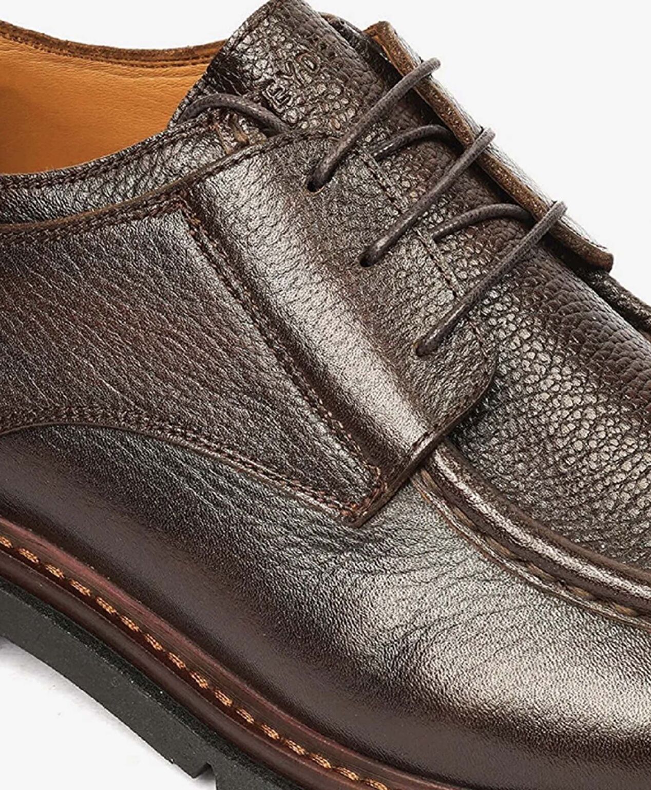 Erkek Kahverengi Hakiki Deri Casual Ayakkabı - 4