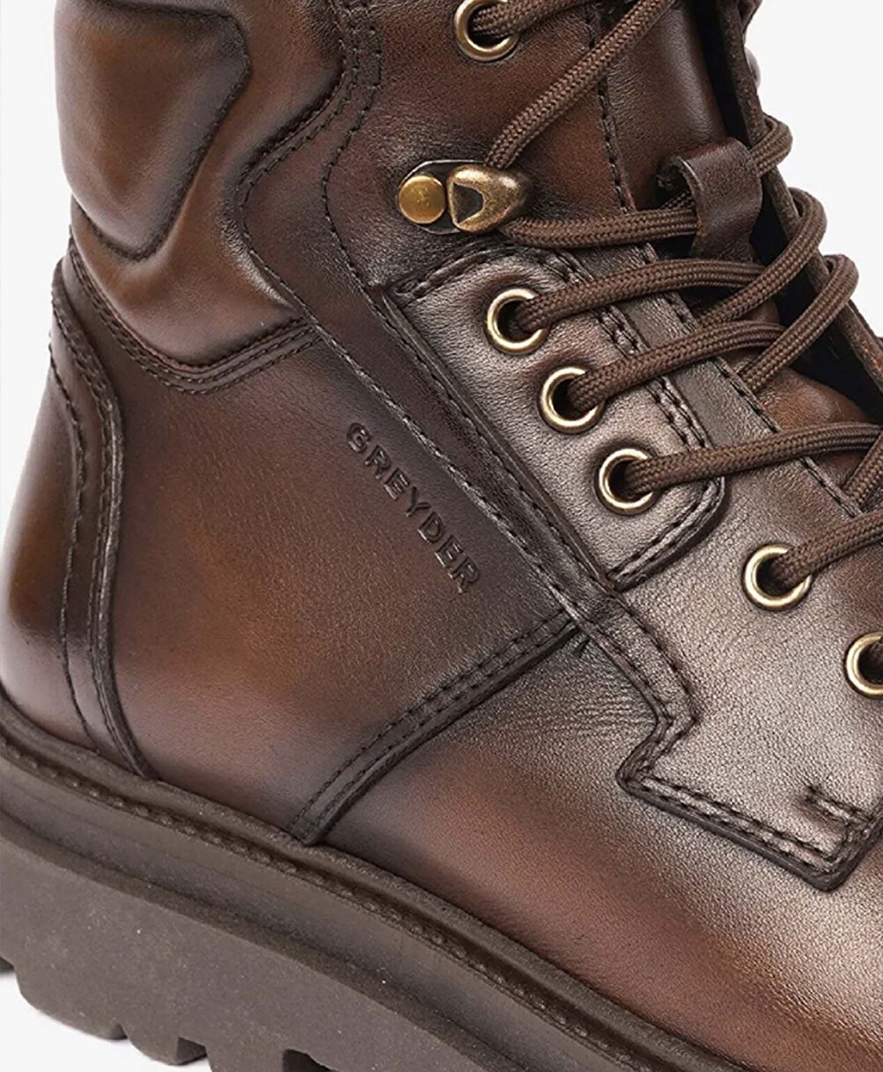 Erkek Kahverengi Hakiki Deri Günlük Bot - 5