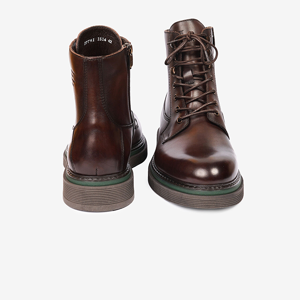 Erkek Kahverengi Hakiki Deri Günlük Bot - 7