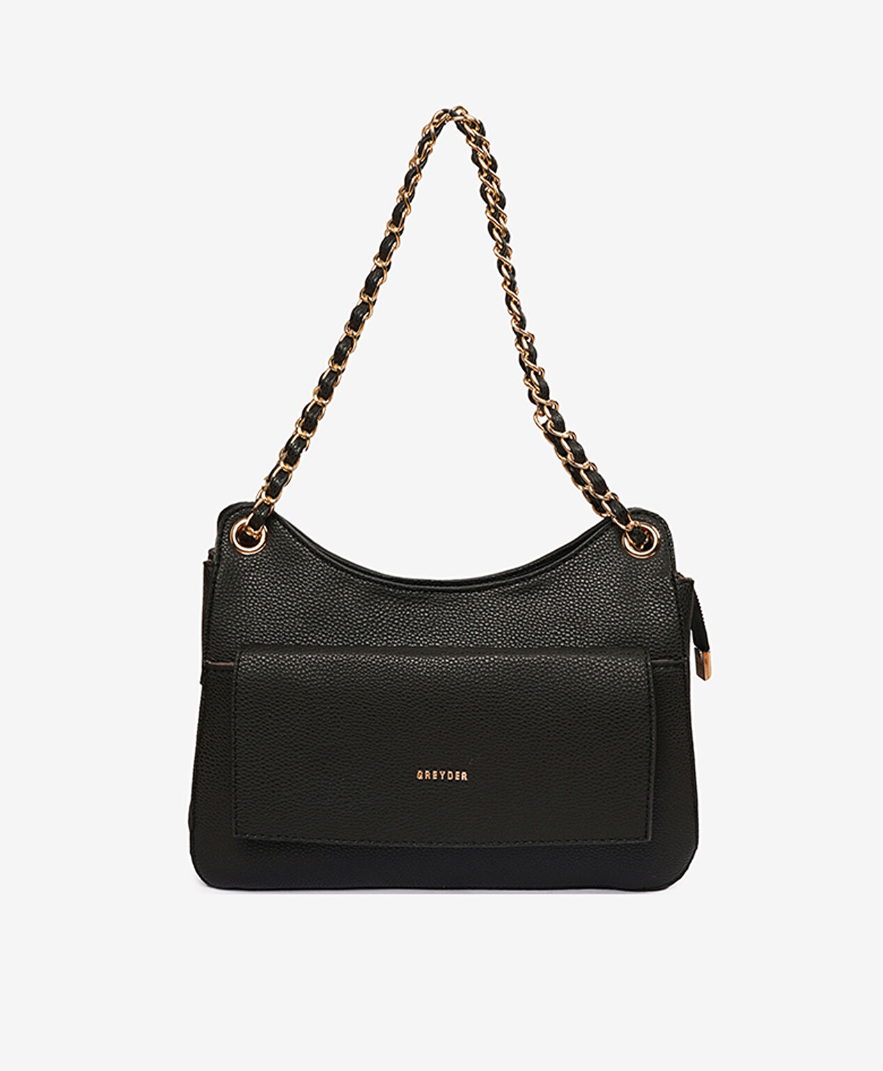 Kadın Siyah Tek Bölmeli Omuz Çantası - 1