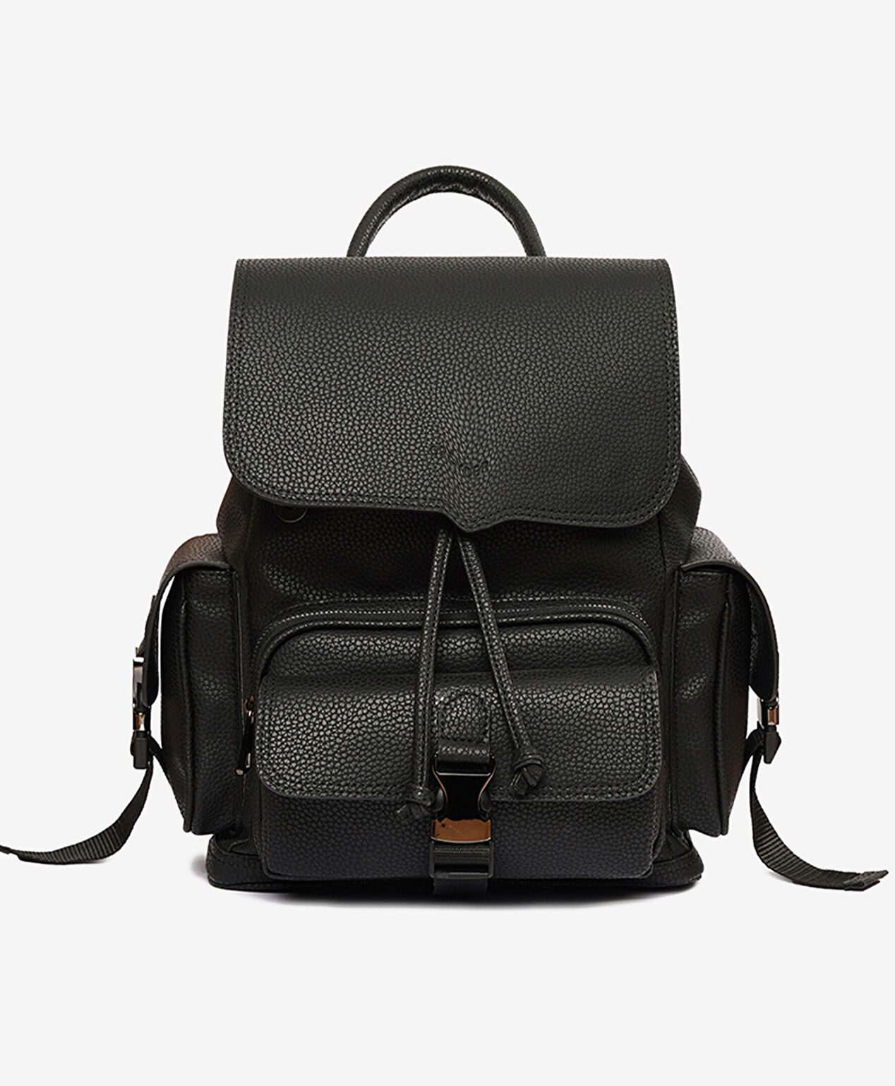 Kadın Siyah Tek Bölmeli Sırt Çantası - 1