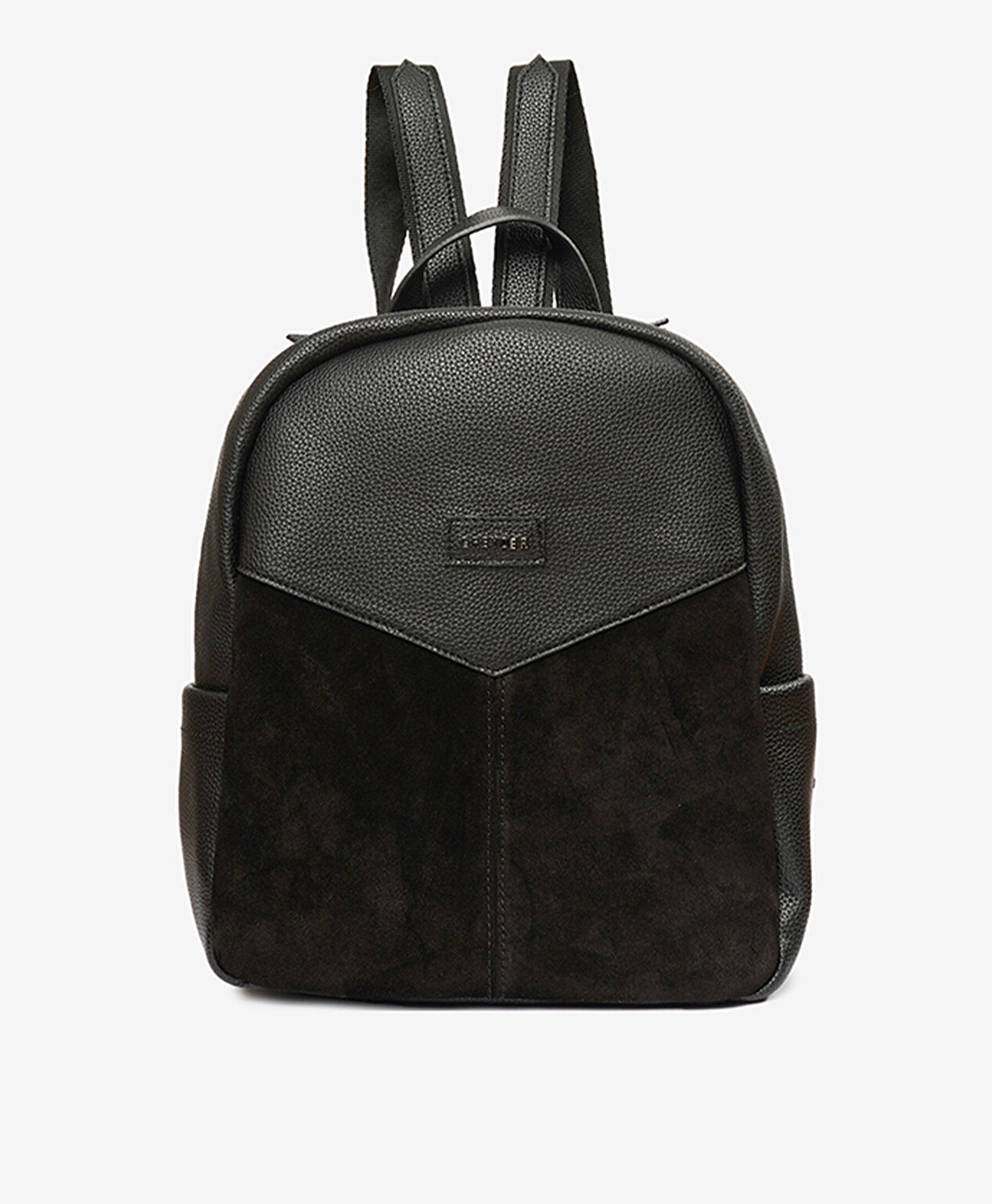 Kadın Siyah Tek Bölmeli Sırt Çantası - 1