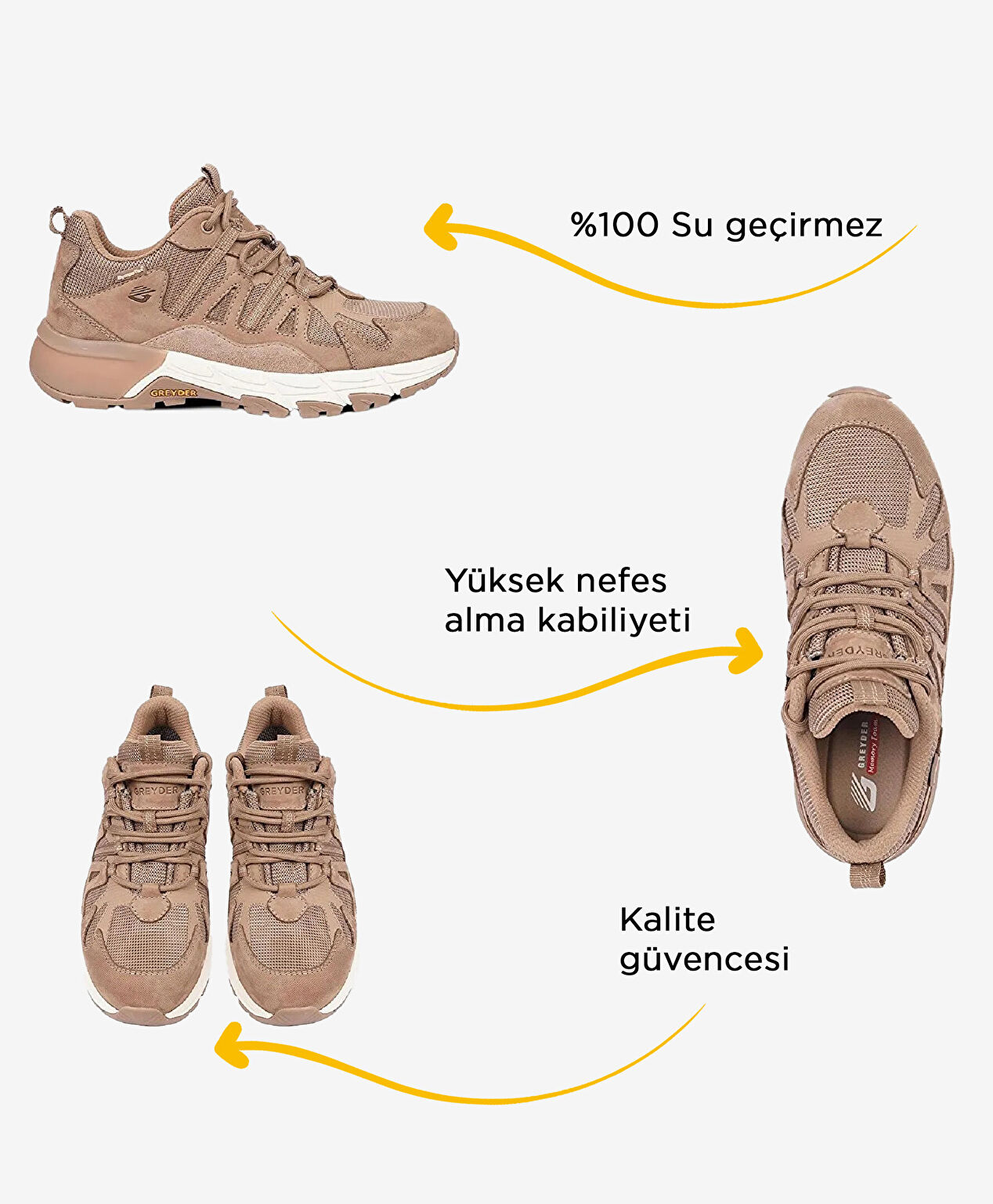 Vizon Su Geçirmez Ayakkabı - 2