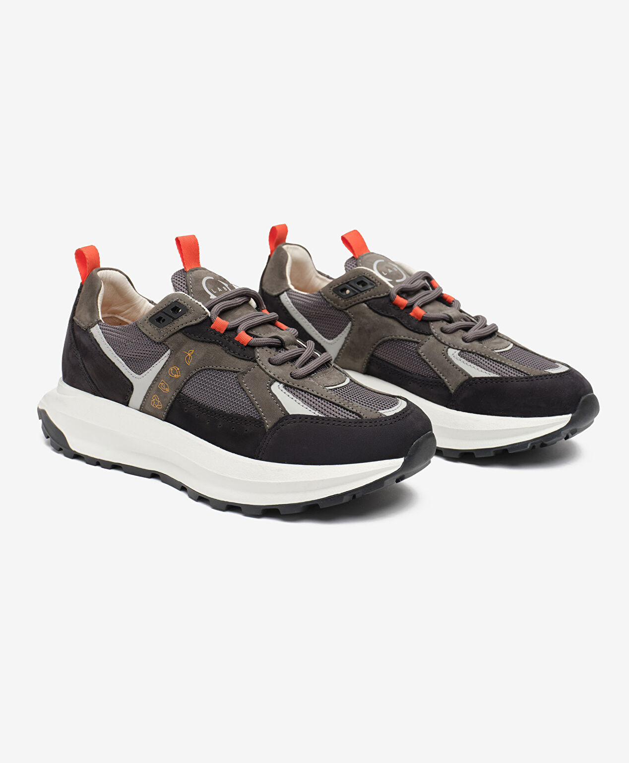 Greyder LAB Kadın Siyah Hakiki Deri Spor Ayakkabı 4K2SA45220 - 3