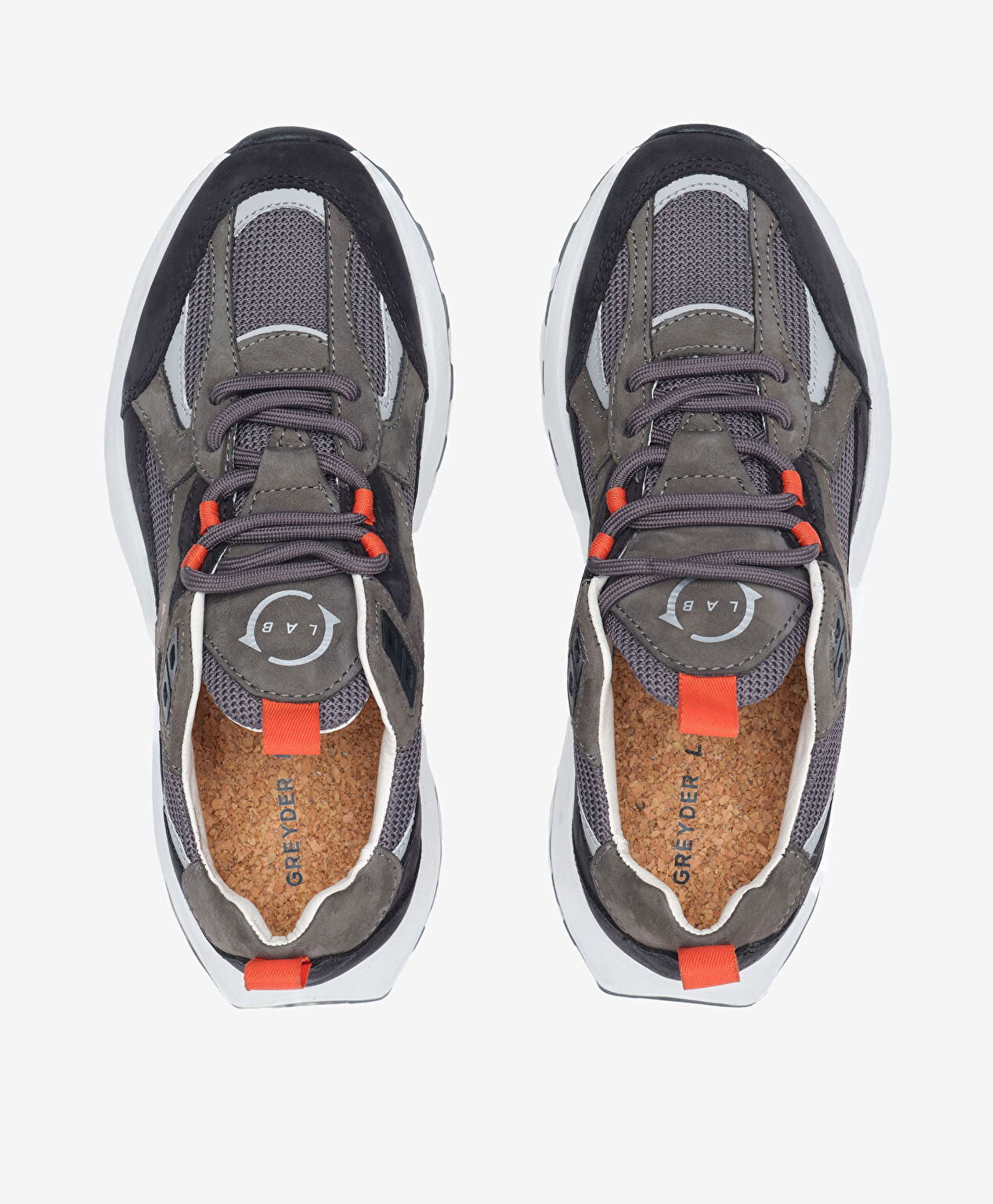 Greyder LAB Kadın Siyah Hakiki Deri Spor Ayakkabı 4K2SA45220 - 5