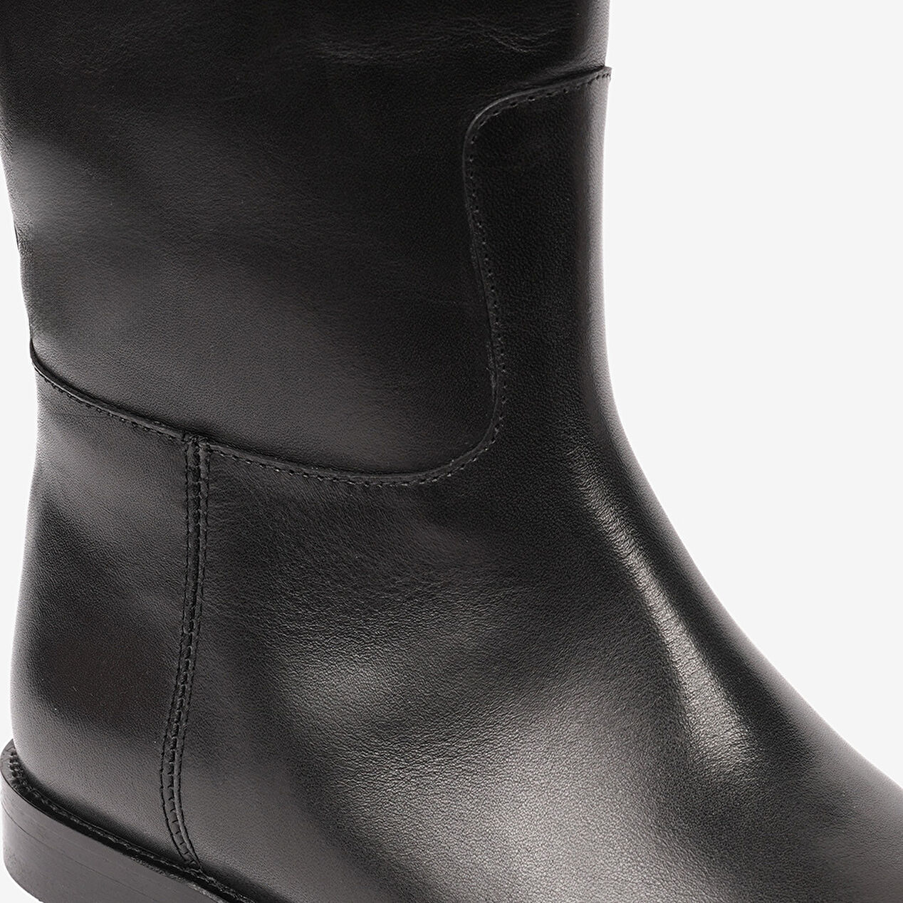 Kadın Siyah Hakiki Deri Çizme - 5