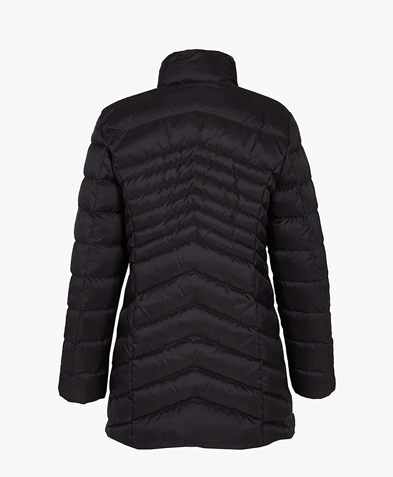 Kadın Siyah Suya Dayanıklı Kaz Tüyü Mont - 2