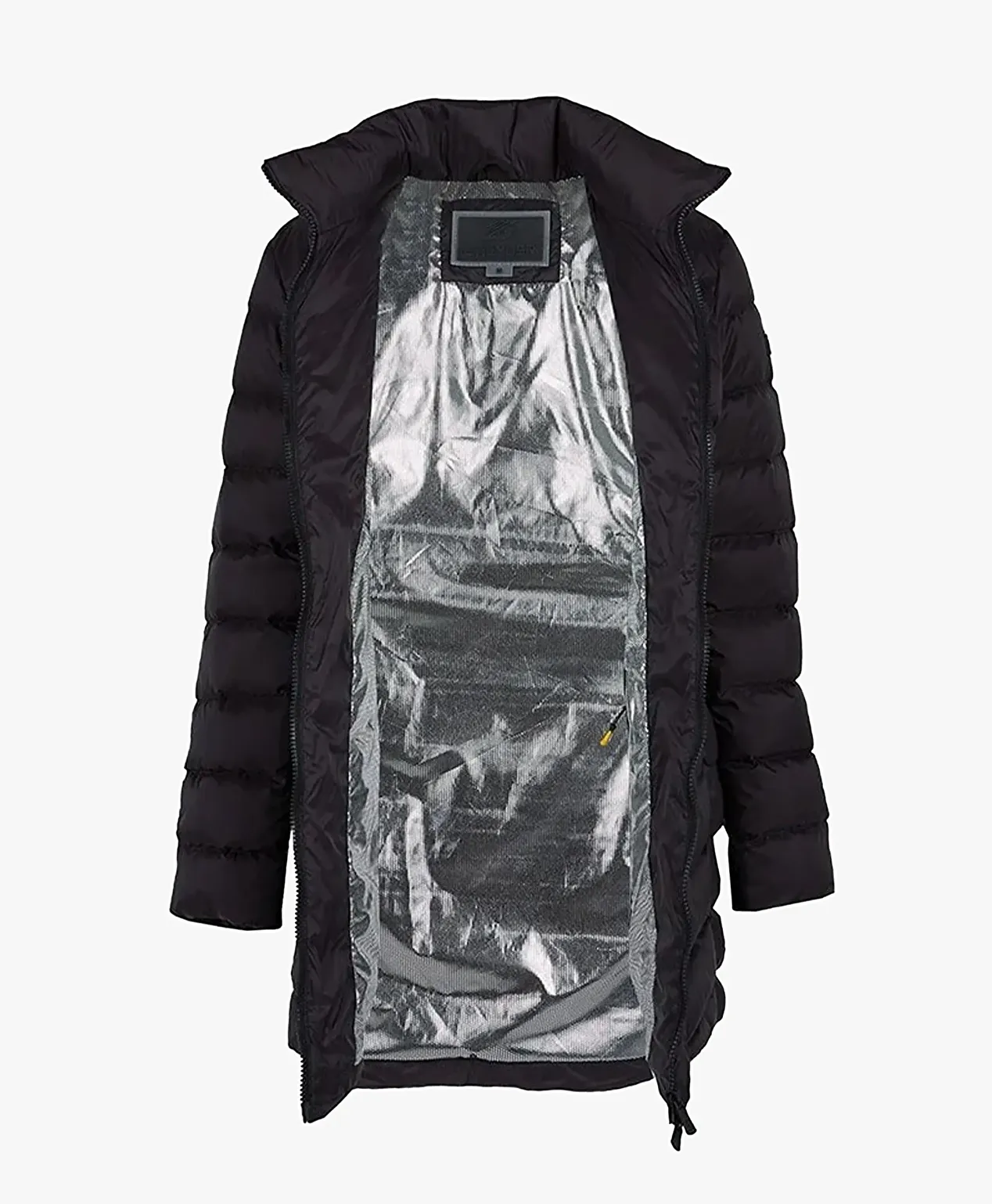 Kadın Siyah Suya Dayanıklı Kaz Tüyü Mont - 4