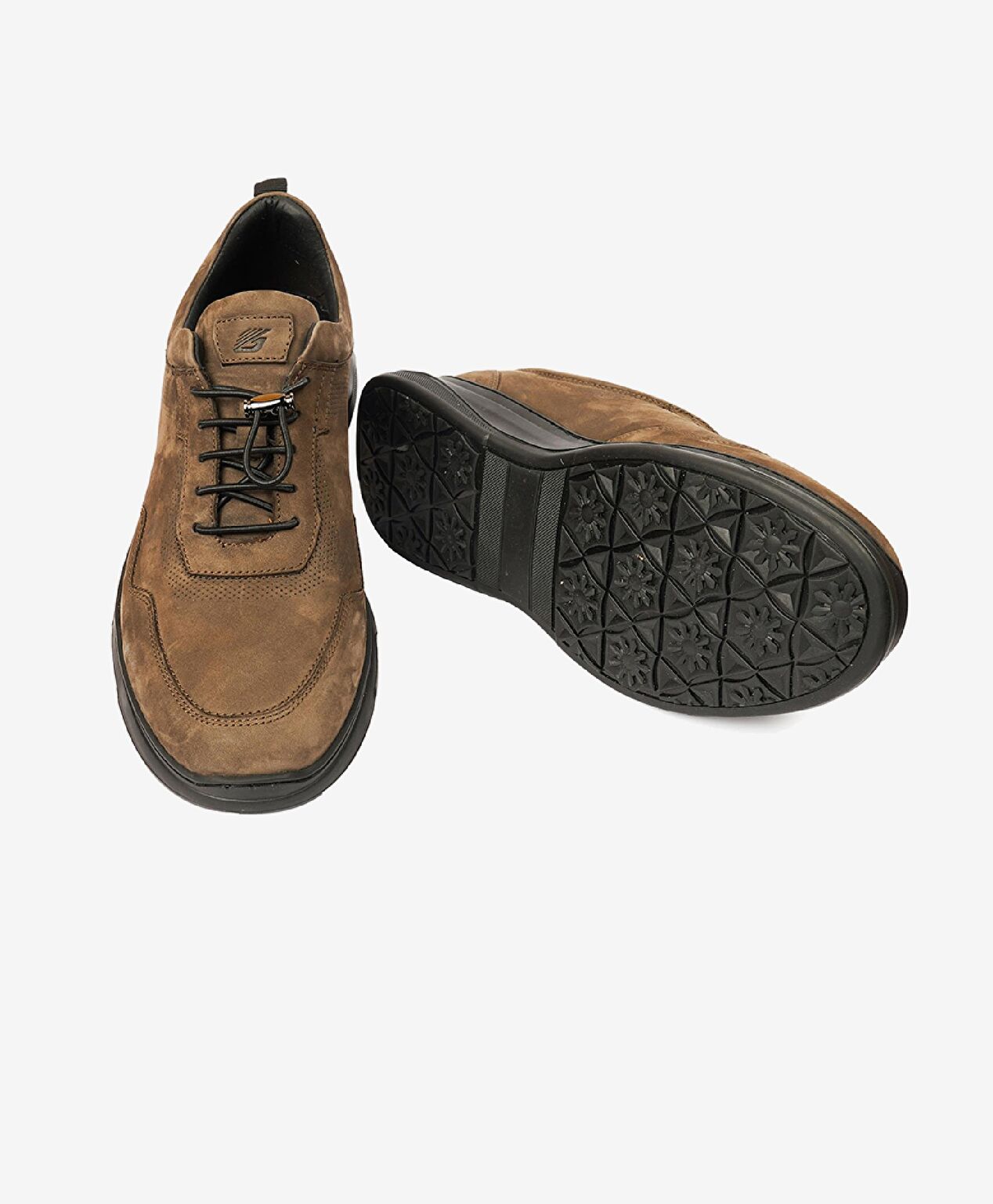 Erkek Duman Nubuk Hakiki Deri Comfort Ayakkabı - 6