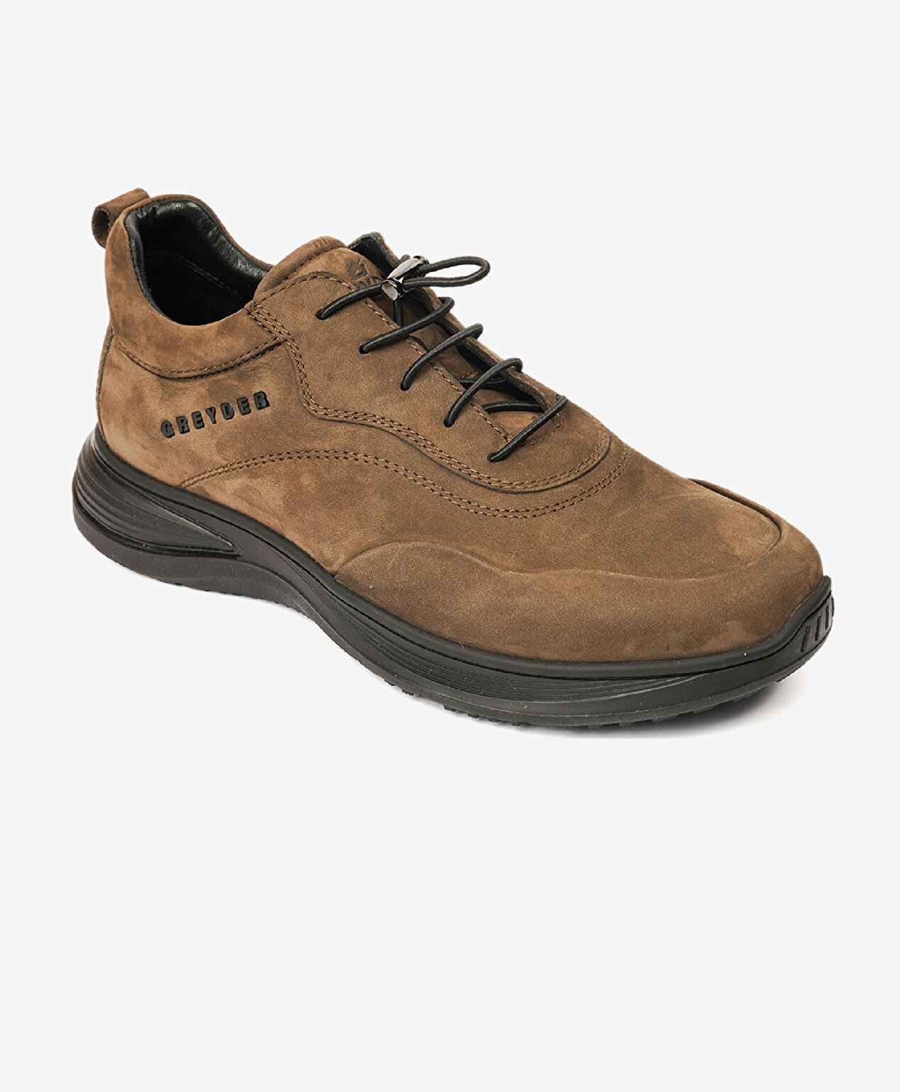 Erkek Duman Nubuk Hakiki Deri Comfort Ayakkabı 4K1FA64612 - 4