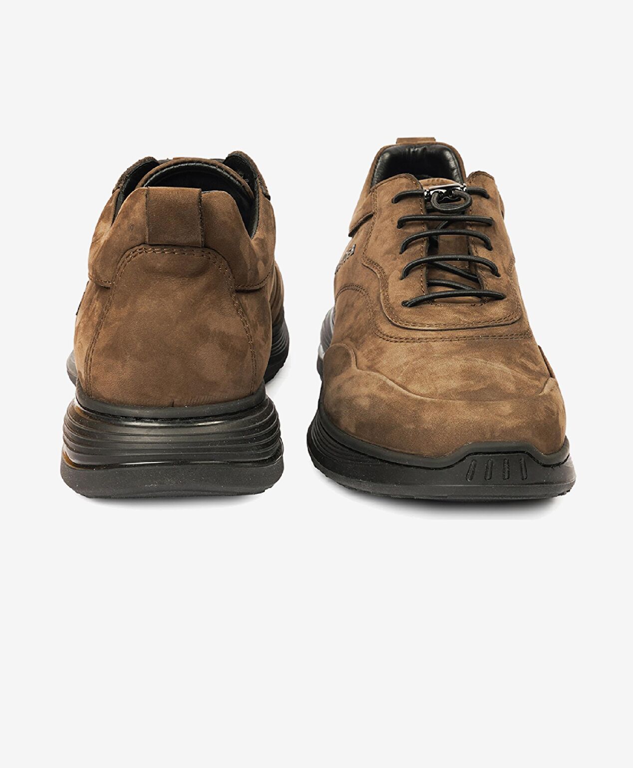 Erkek Duman Nubuk Hakiki Deri Comfort Ayakkabı 4K1FA64612 - 9