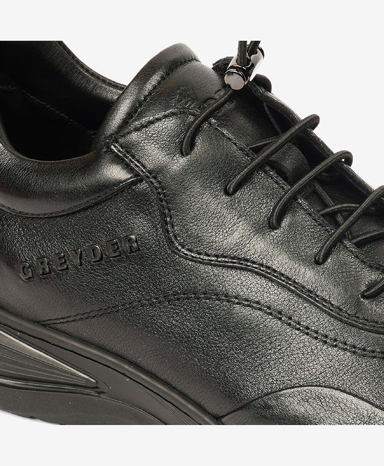 Erkek Siyah Hakiki Deri Comfort Ayakkabı 4K1FA64612 - 5