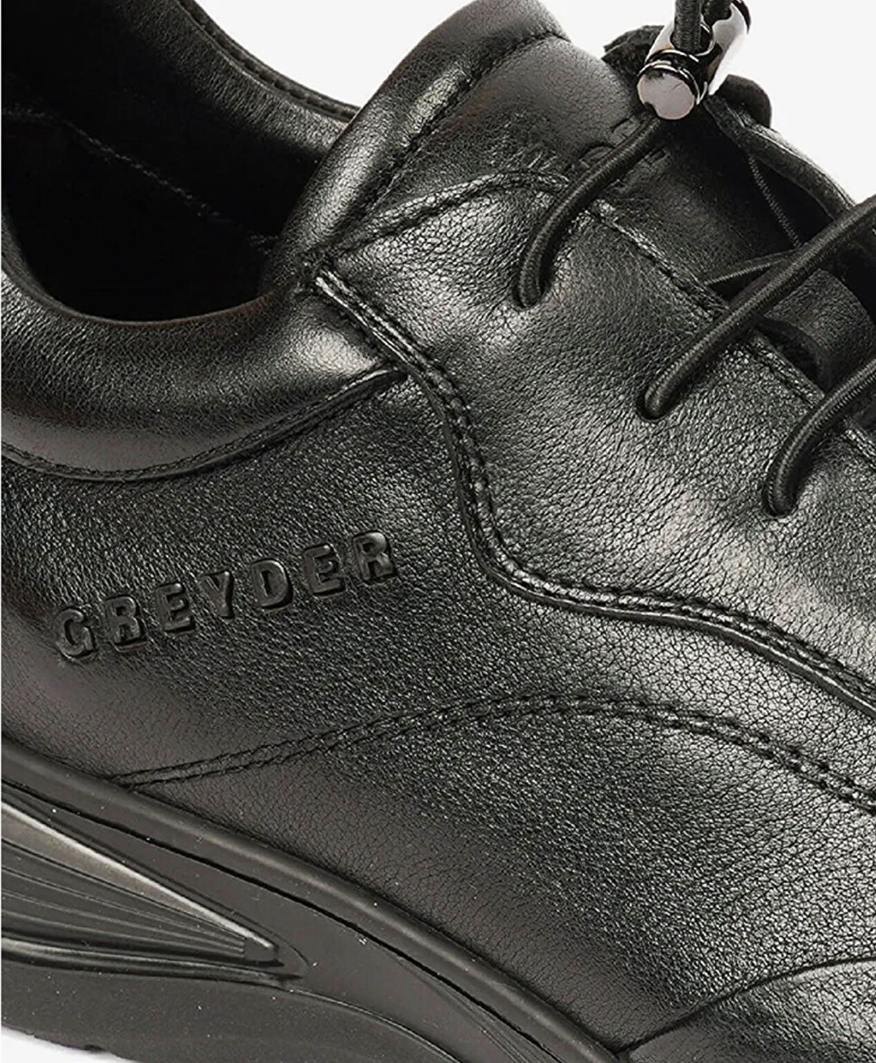 Erkek Siyah Hakiki Deri Comfort Ayakkabı - 4