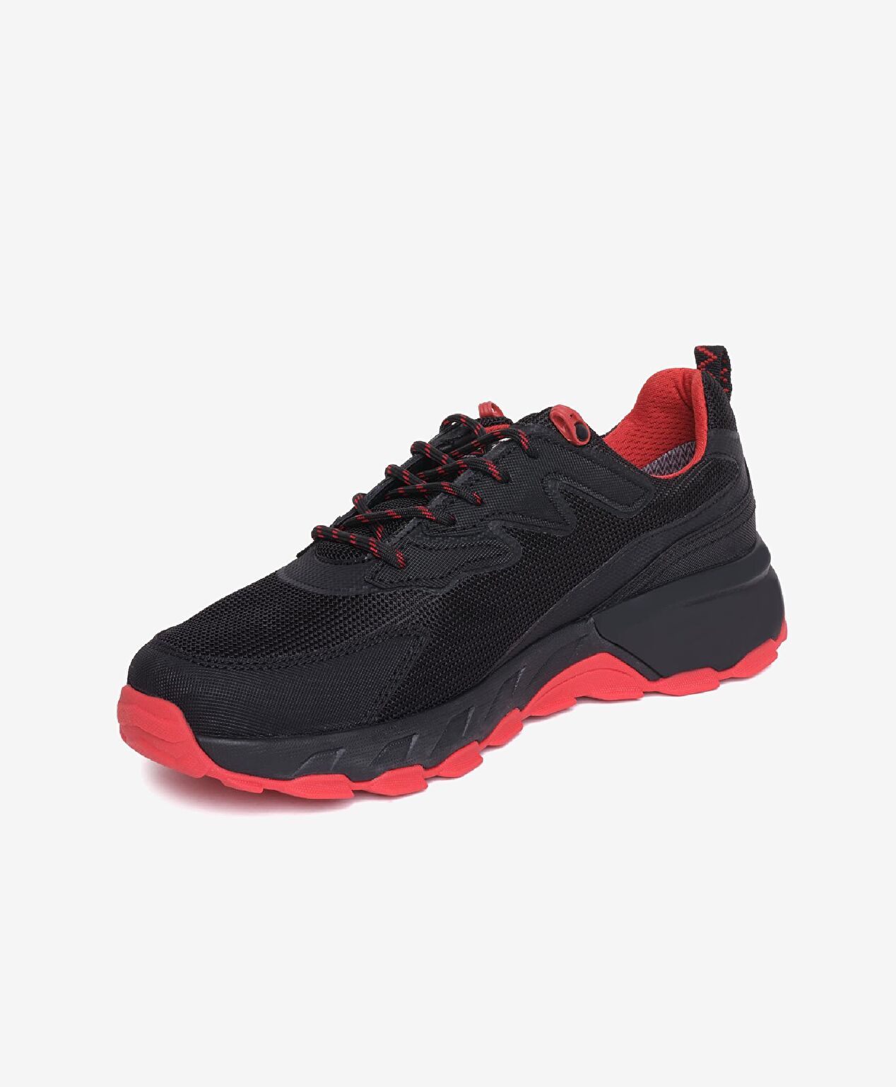 Siyah Kırmızı Su Geçirmez Ayakkabı - 4