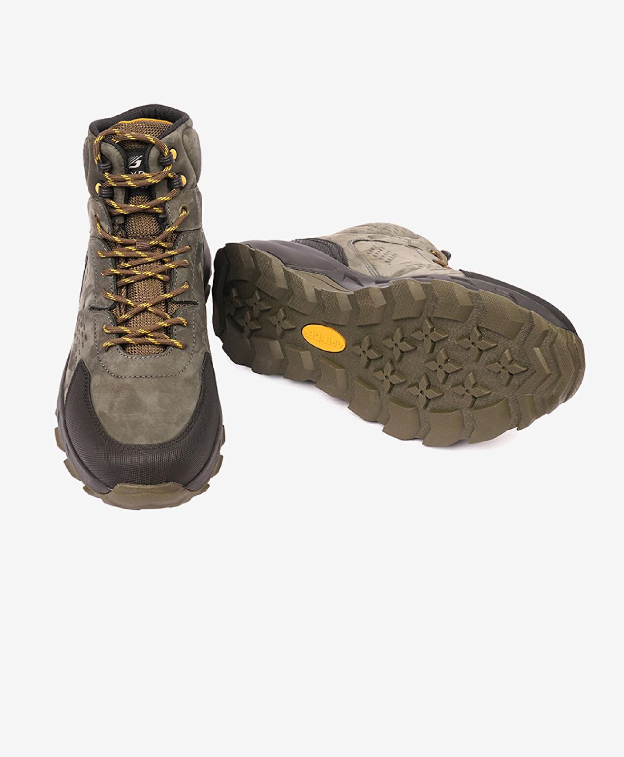 Erkek Haki Siyah Su Geçirmez Outdoor Bot - 6