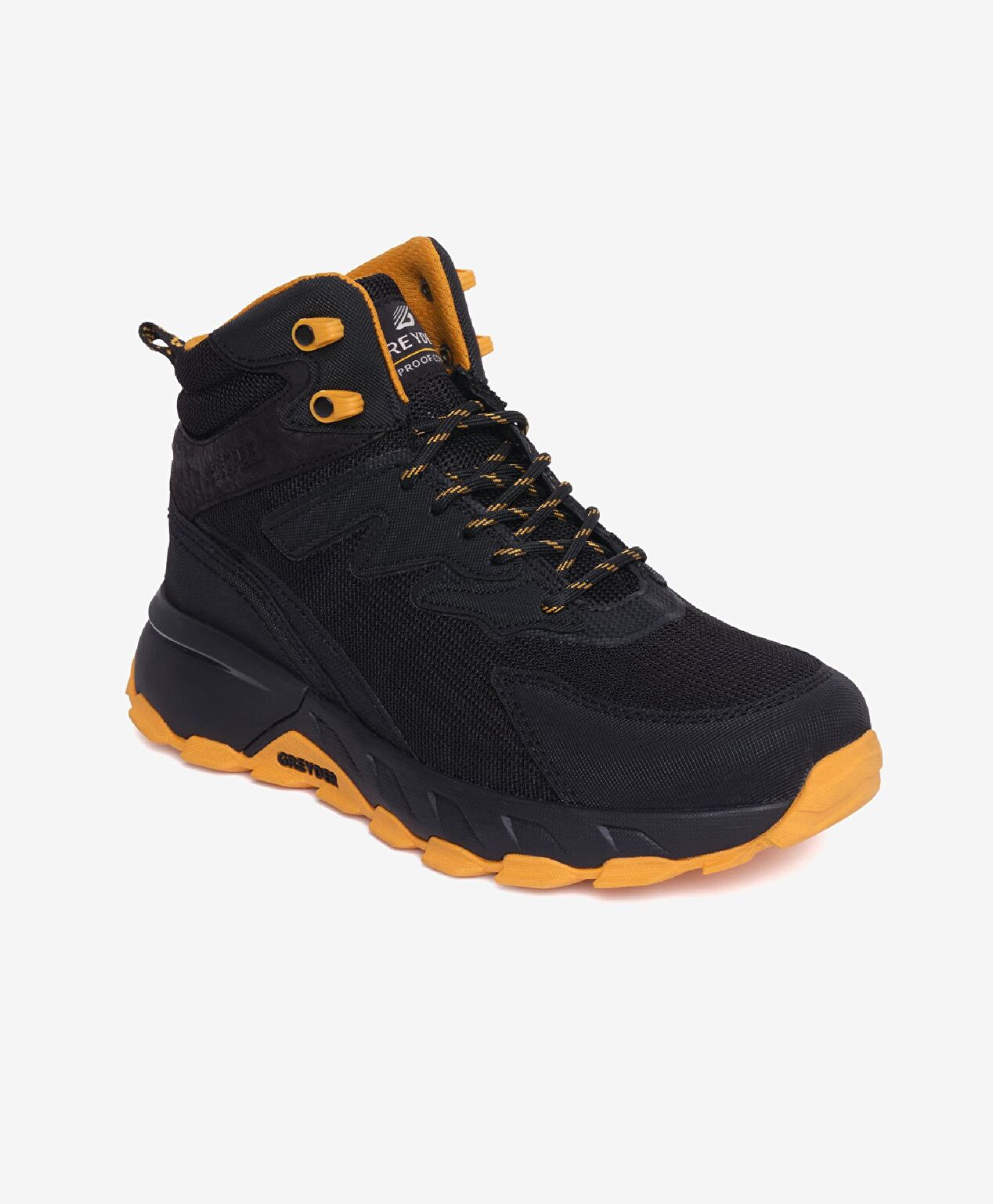 Erkek Siyah Sarı Su Geçirmez Outdoor Bot - 3