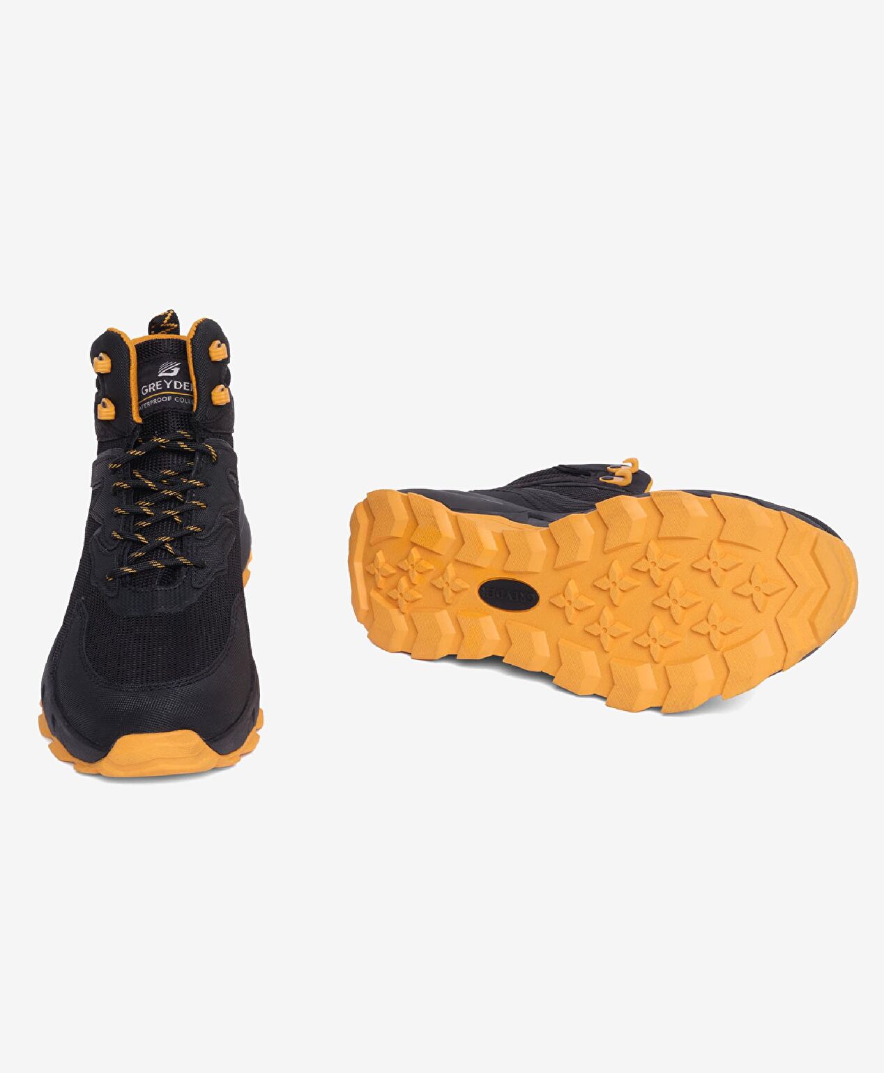 Erkek Siyah Sarı Su Geçirmez Outdoor Bot - 7