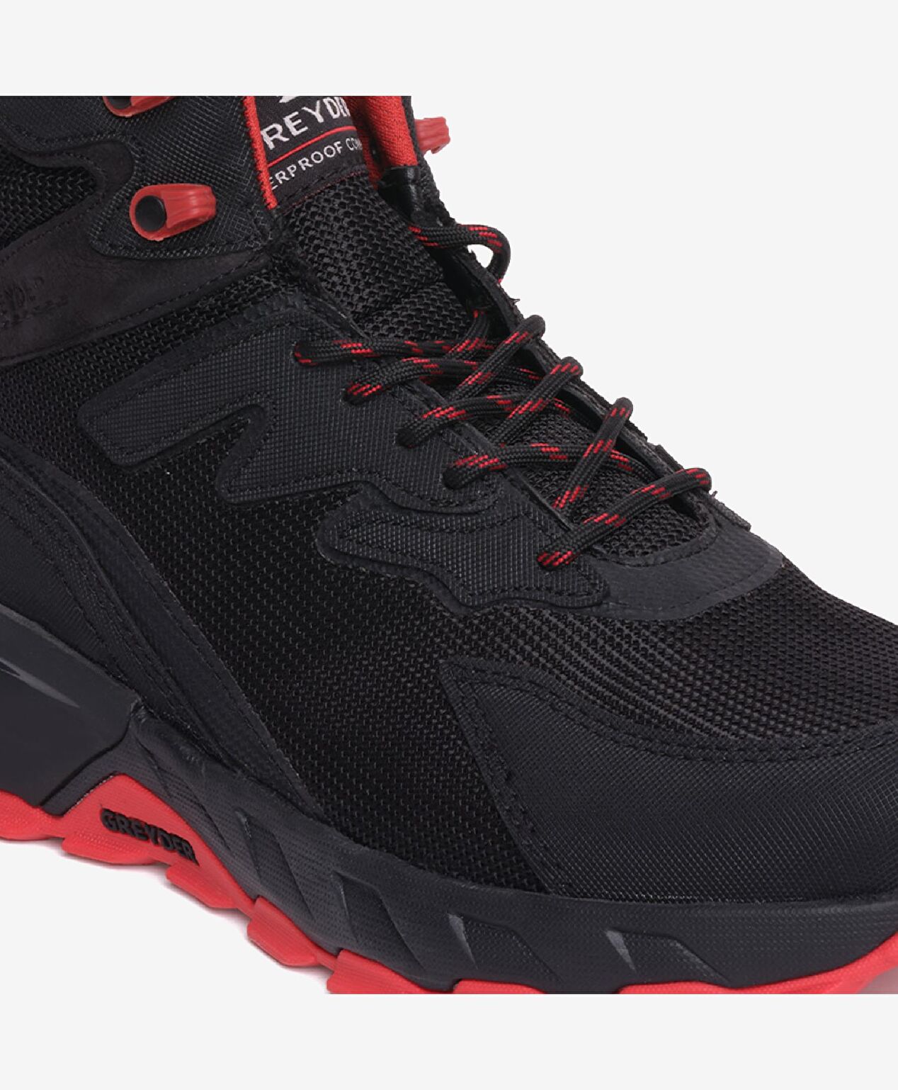 Siyah Kırmızı Su Geçirmez Bot - 6