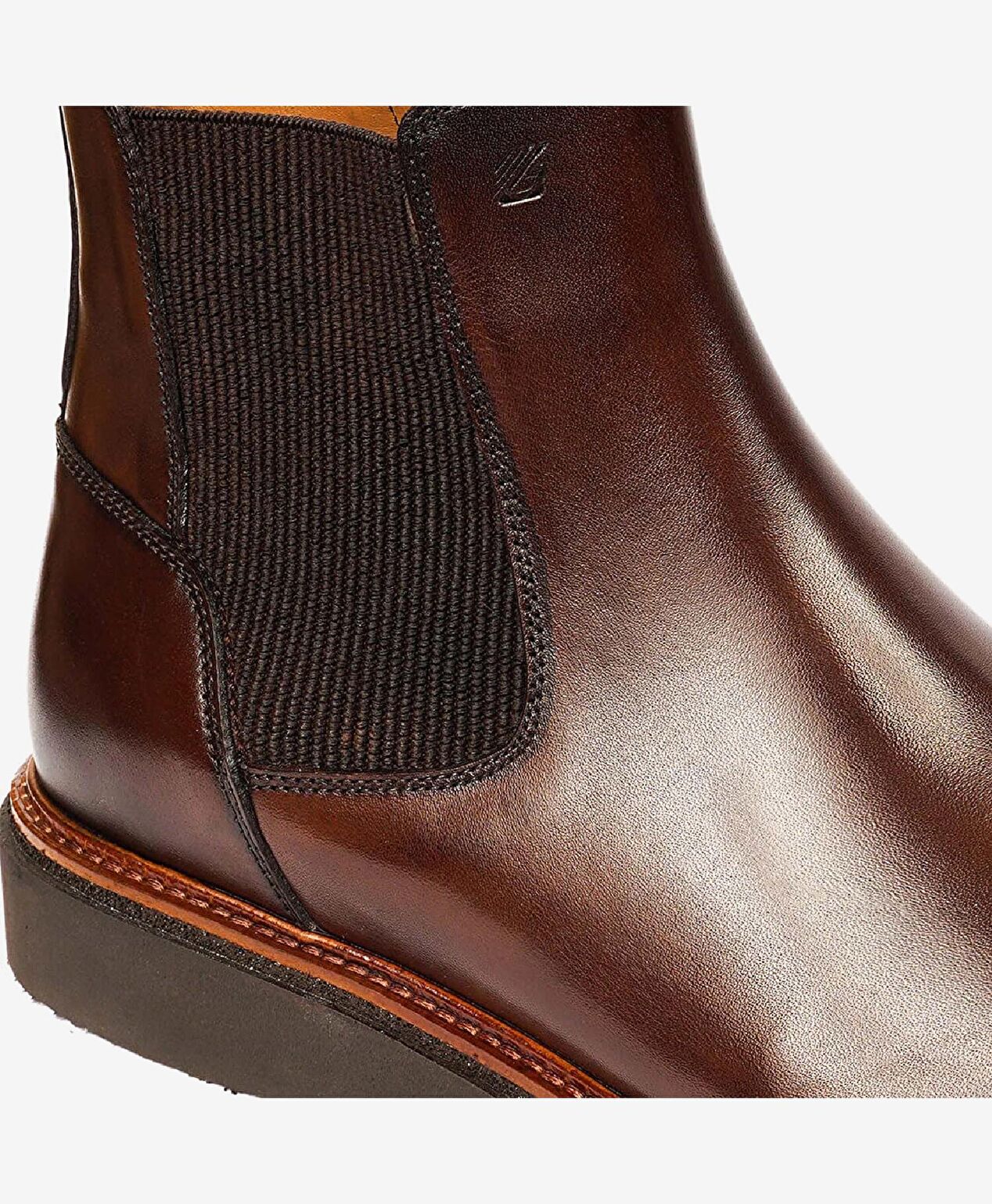 Erkek Kahverengi Hakiki Deri Klasik Bot - 5