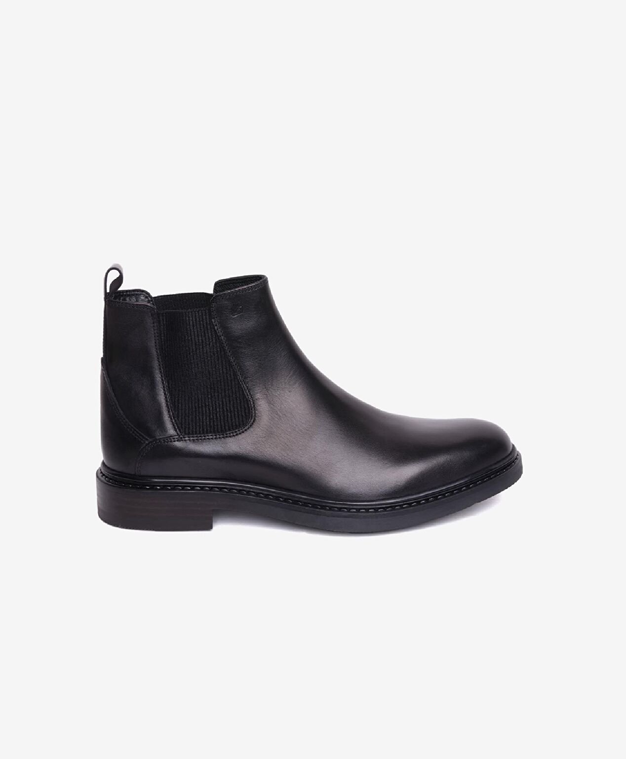 Erkek Siyah Hakiki Deri Chelsea Bot - 1