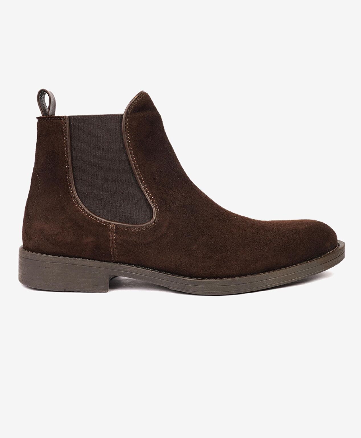 Erkek Kahverengi Hakiki Deri Chelsea Bot - 1