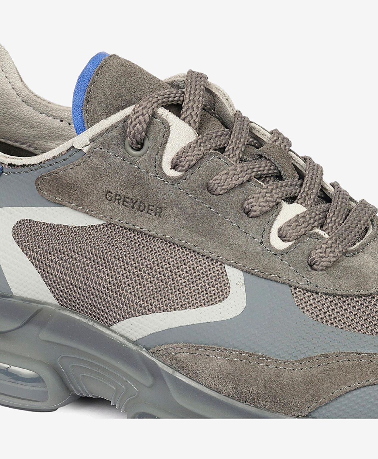 Erkek Koyu Gri Hakiki Deri Sneaker Ayakkabı - 5