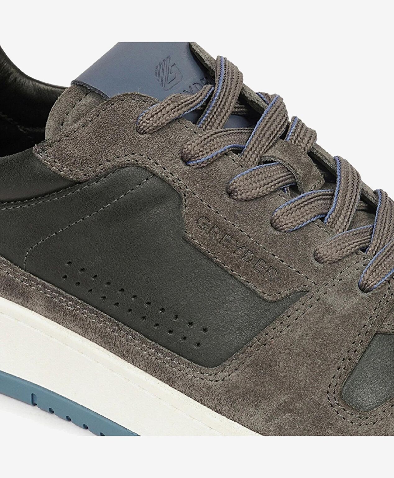 Erkek Füme Hakiki Deri Sneaker Ayakkabı - 5