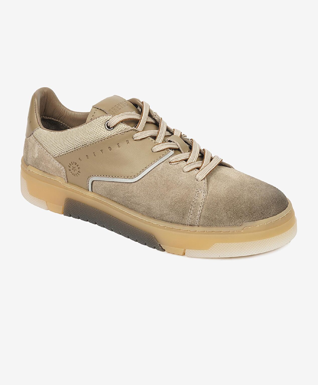 Erkek Vizon Hakiki Deri Sneaker Ayakkabı - 2