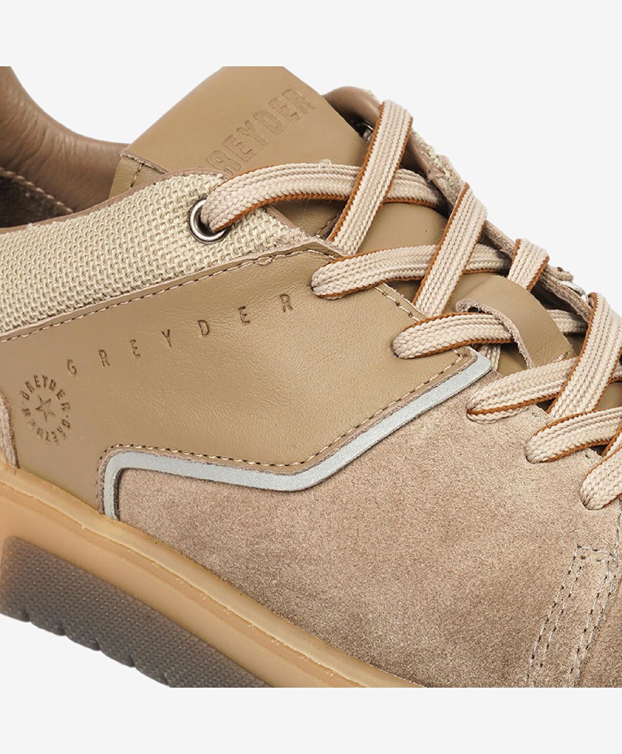 Erkek Vizon Hakiki Deri Sneaker Ayakkabı - 5