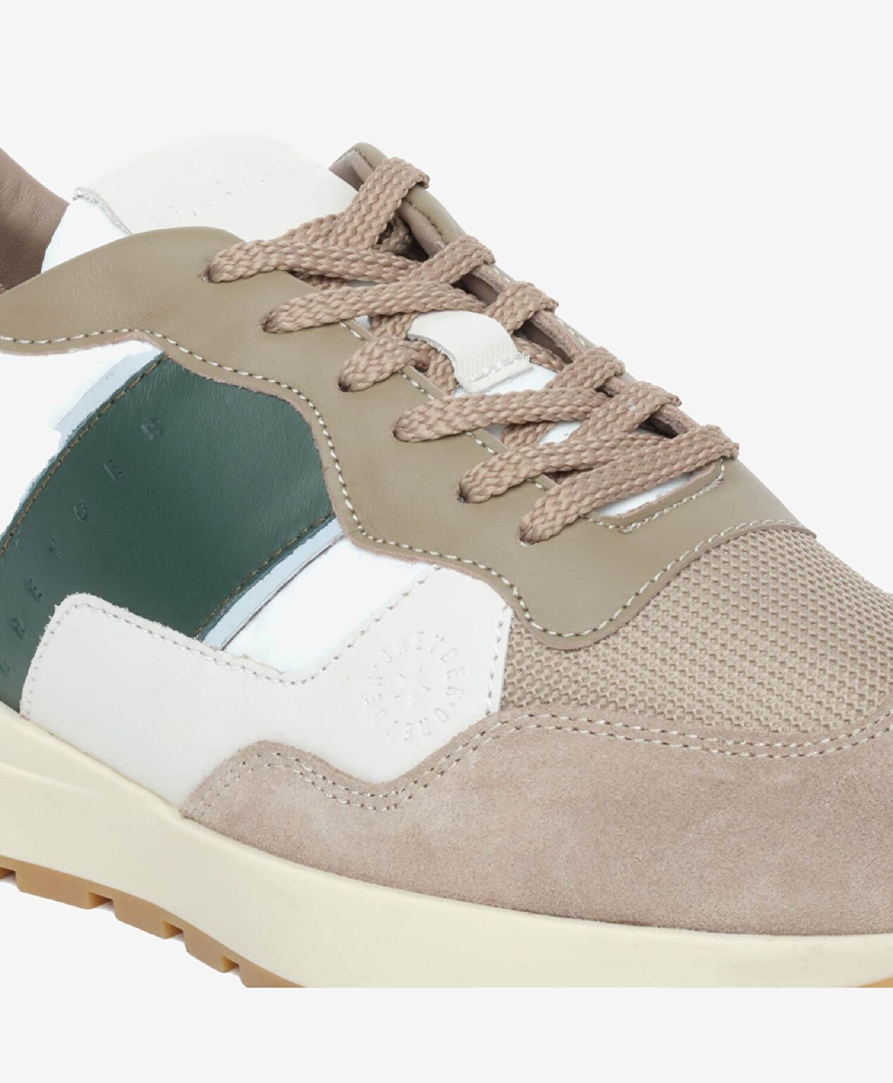 Erkek Vizon Hakiki Deri Sneaker Ayakkabı - 7