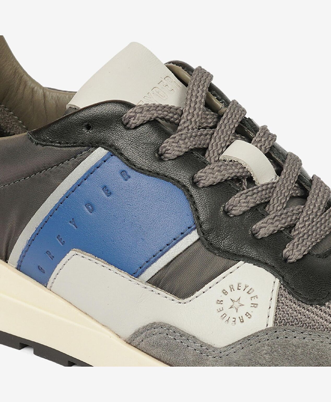 Erkek Füme Hakiki Deri Sneaker Ayakkabı - 5