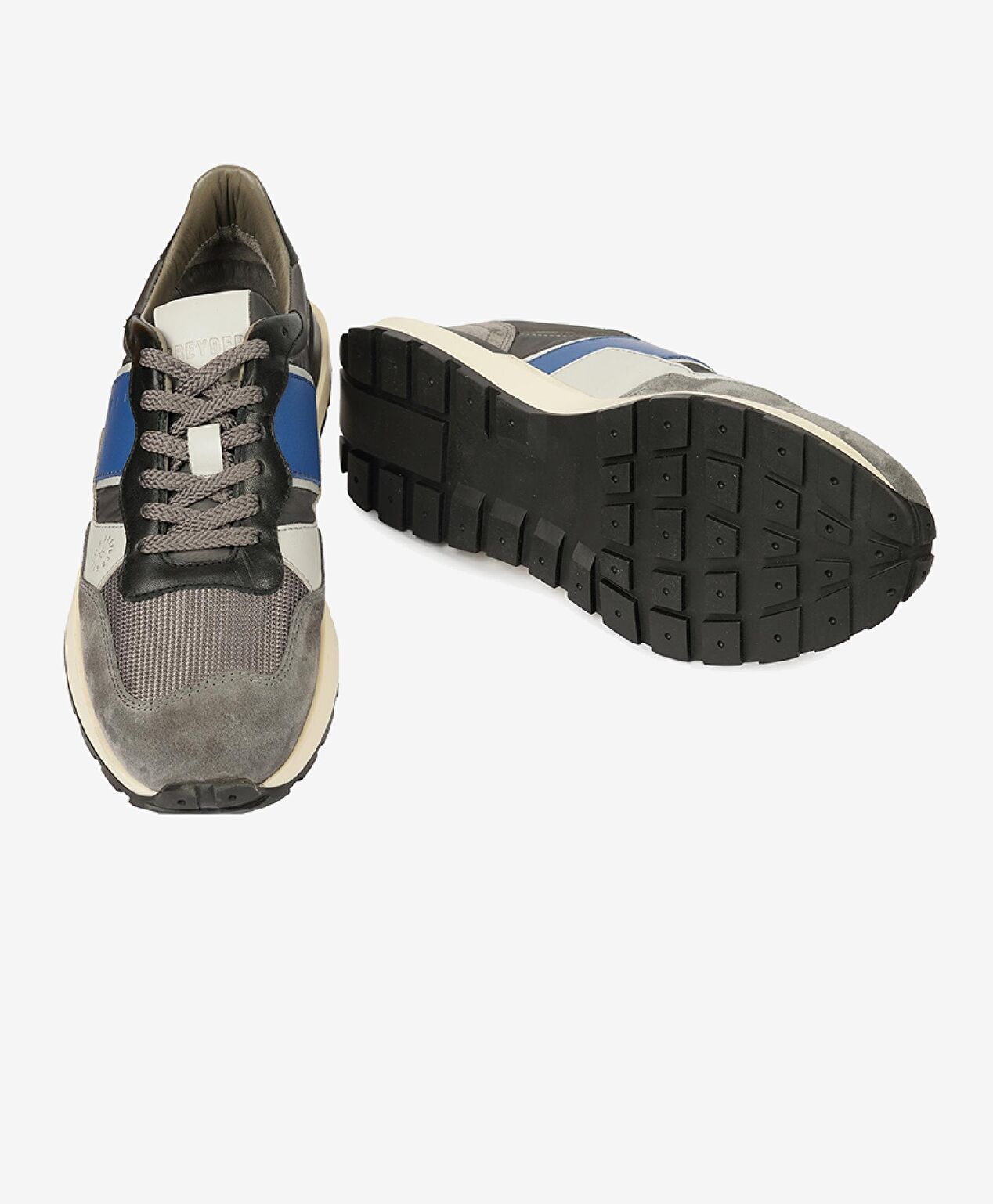 Erkek Füme Hakiki Deri Sneaker Ayakkabı - 6