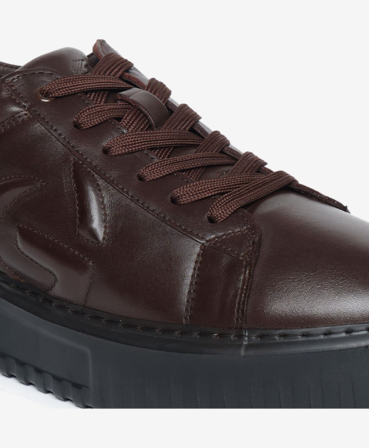 Erkek Kahverengi Hakiki Deri Sneaker Ayakkabı - 5