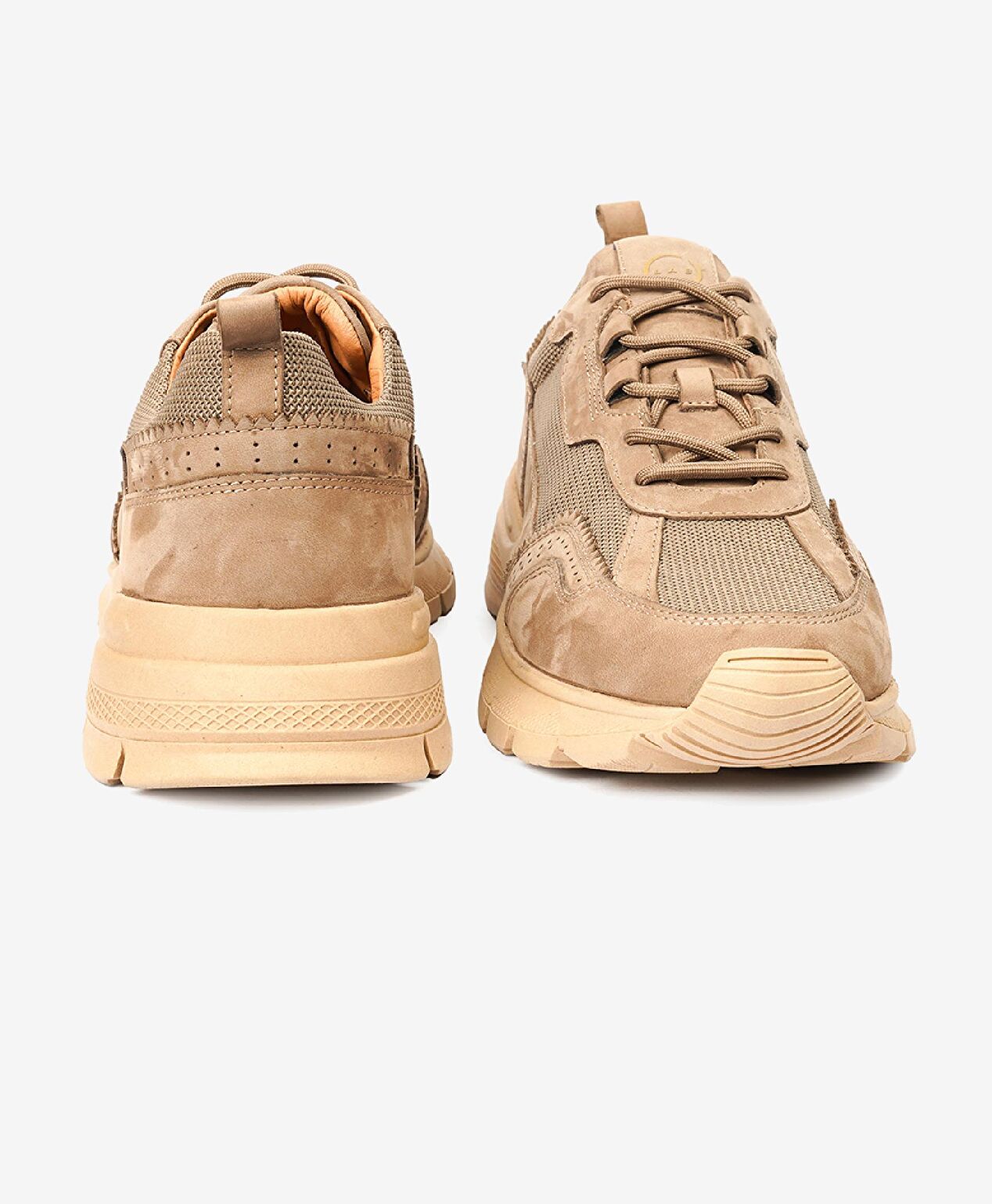 Erkek Kahverengi Hakiki Deri Sneaker Ayakkabı - 7