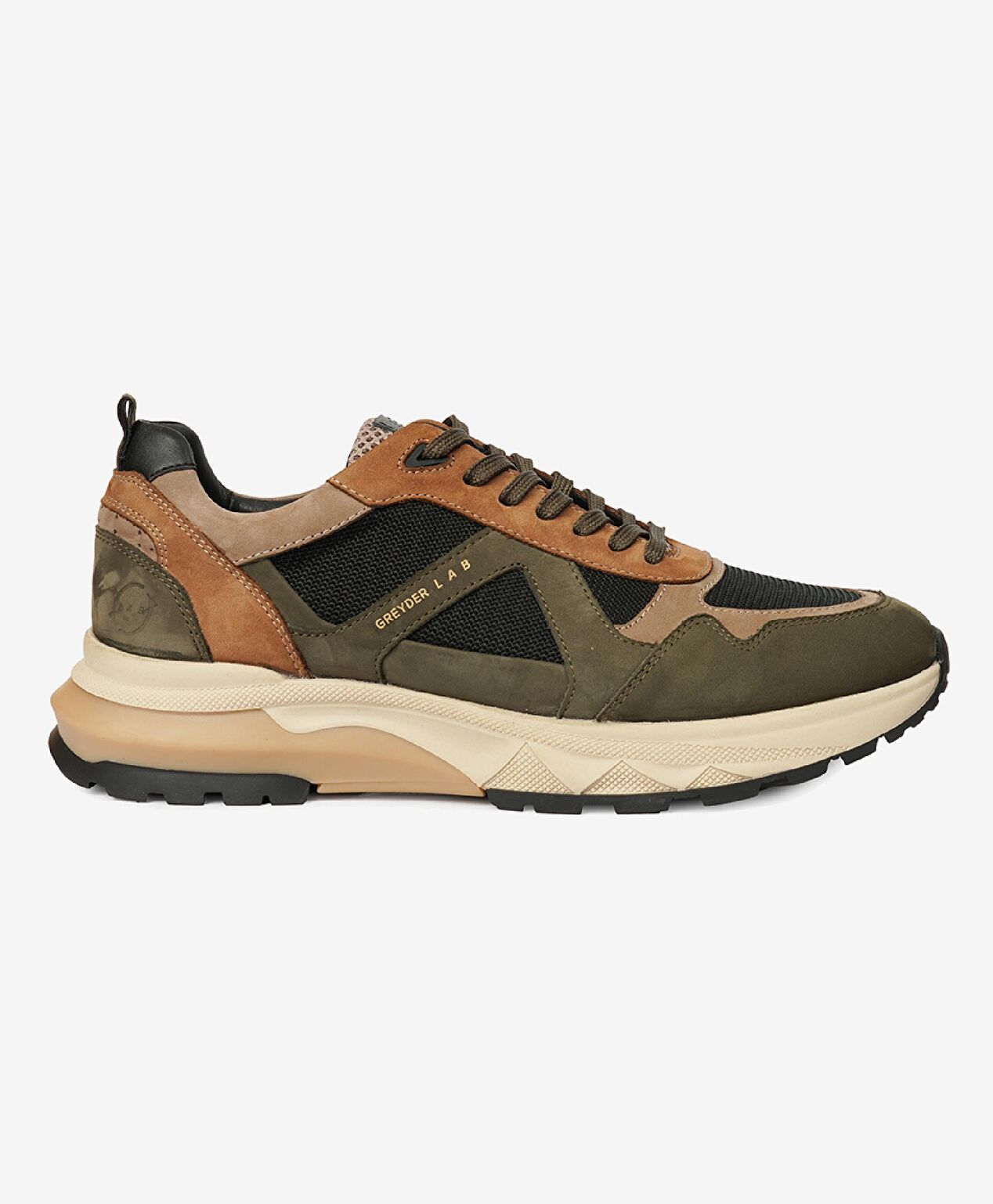 Greyder LAB Erkek Haki Kahverengi Sneaker Ayakkabı - 1